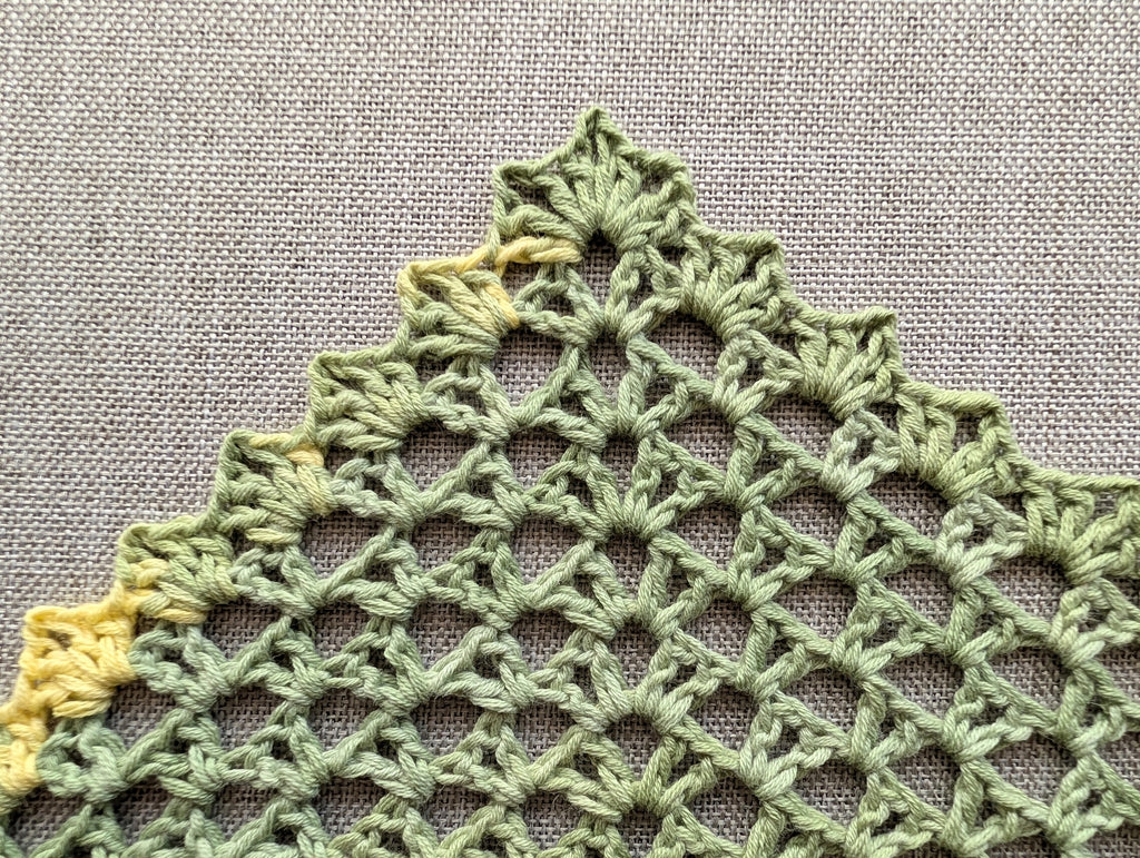 Triangle Bandana & Shawl Crochet Chart - Beginner Friendly PDF Pattern + Border