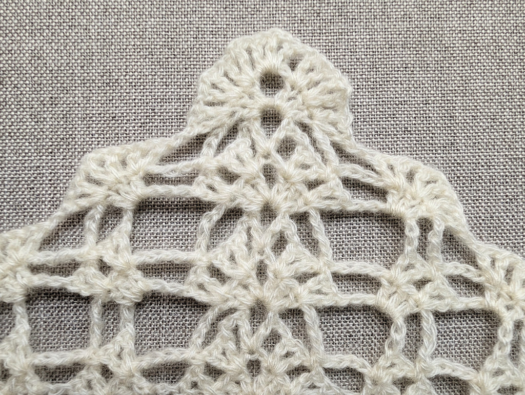 Triangle Bandana & Shawl Crochet Chart - Beginner Friendly PDF Pattern + Border