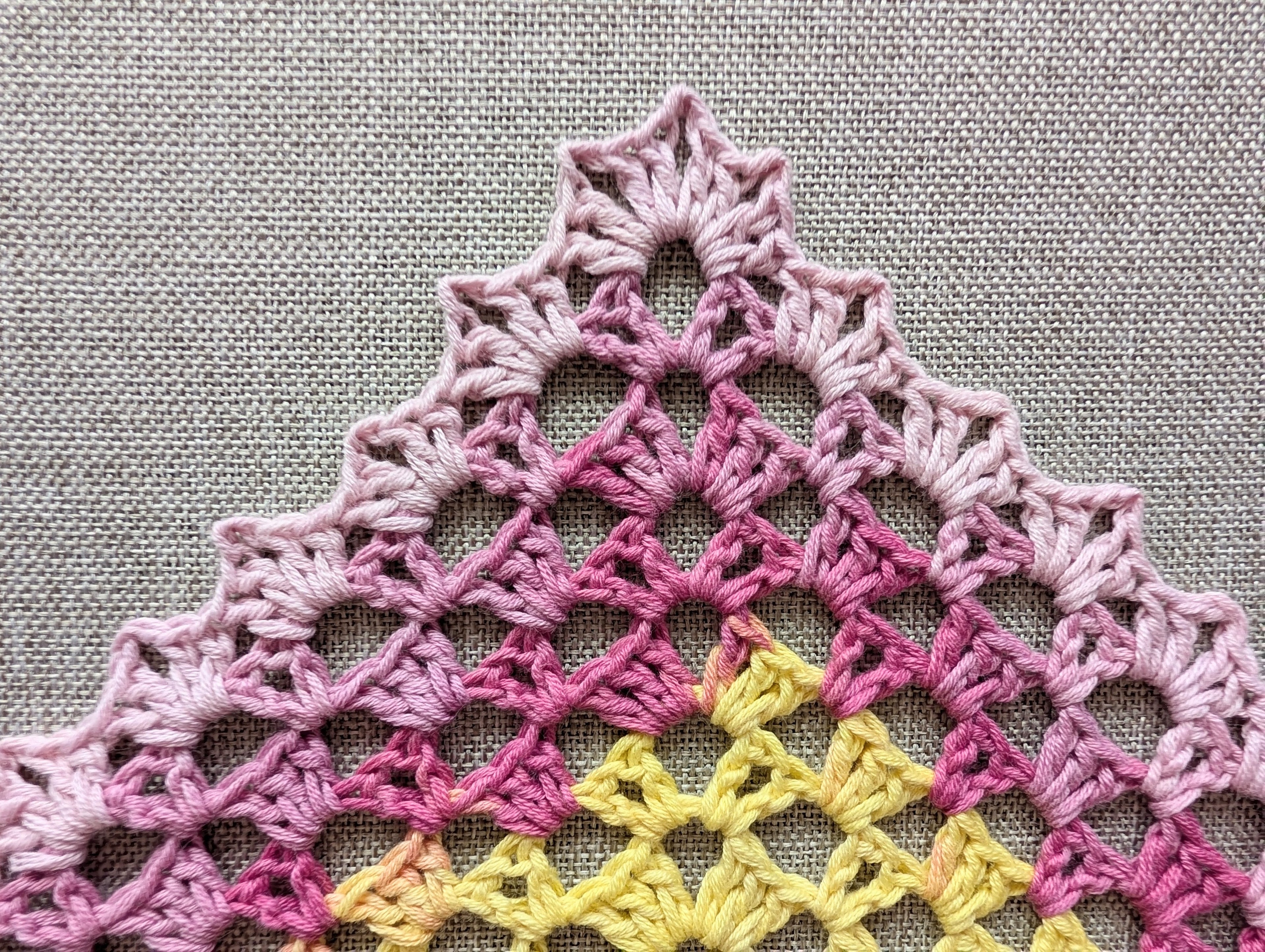 Triangle Shawl/Bandana Crochet Chart PDF + Border #34