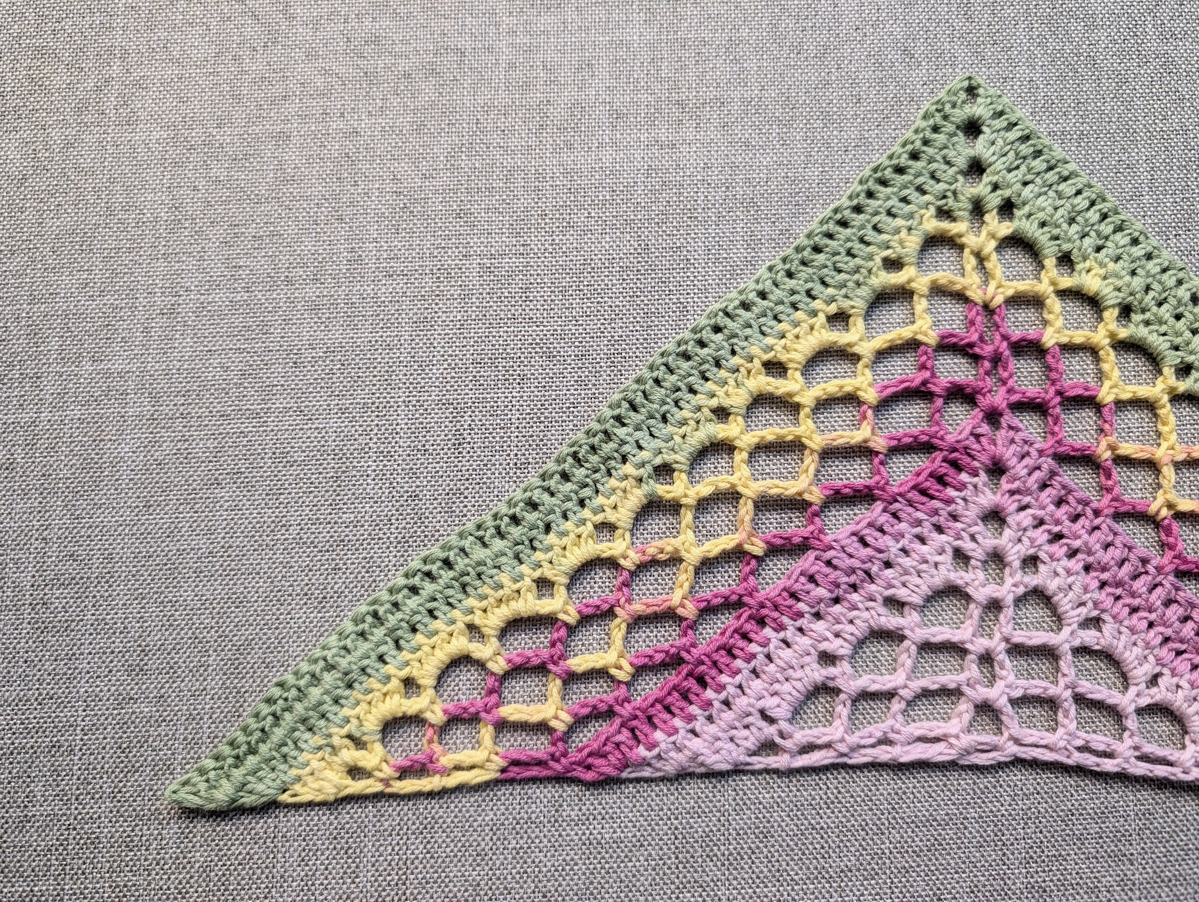 Triangle Shawl Crochet Chart PDF #36