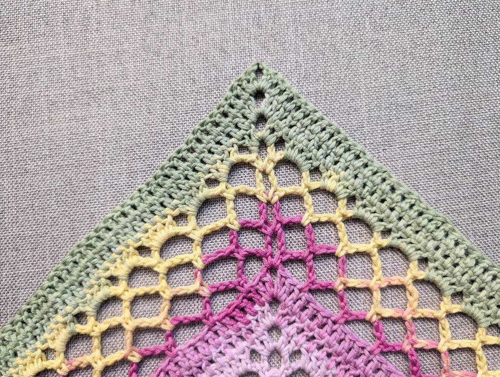 Triangle Shawl Crochet Chart PDF #36