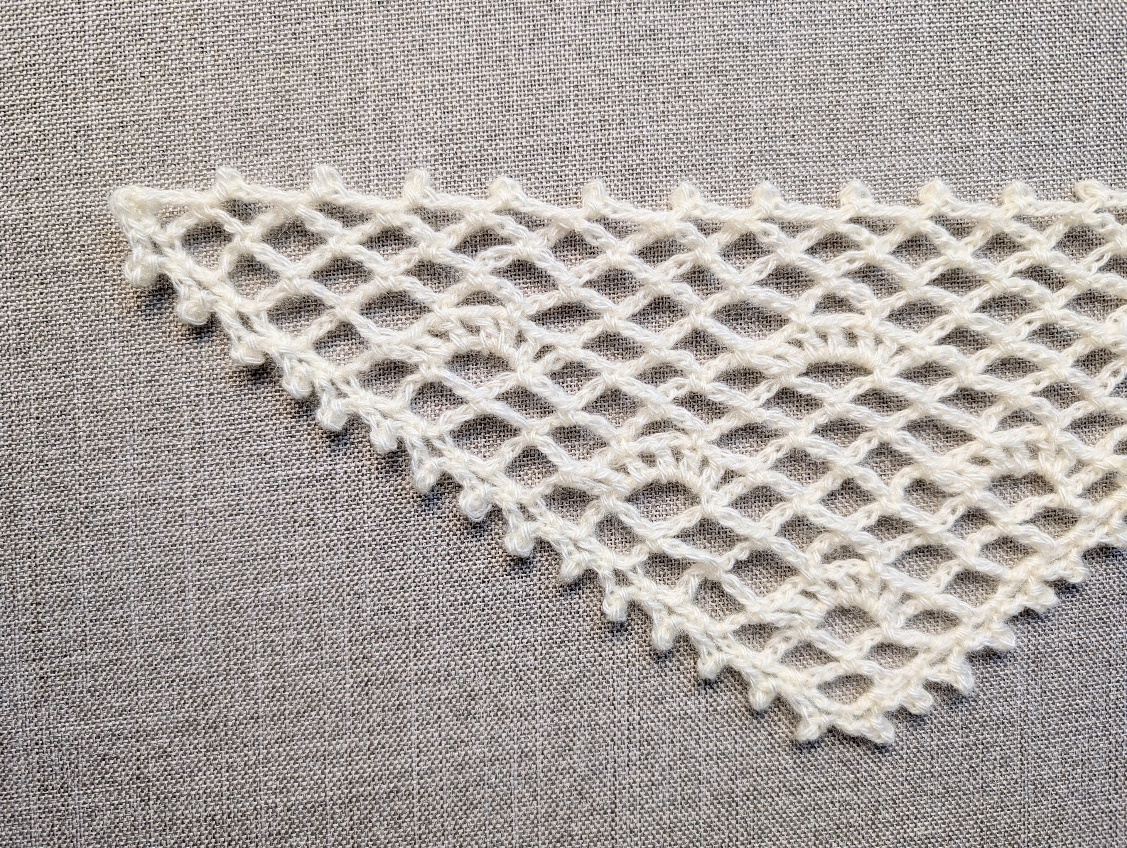 Triangle Shawl/Bandana Crochet Chart PDF + Border #37