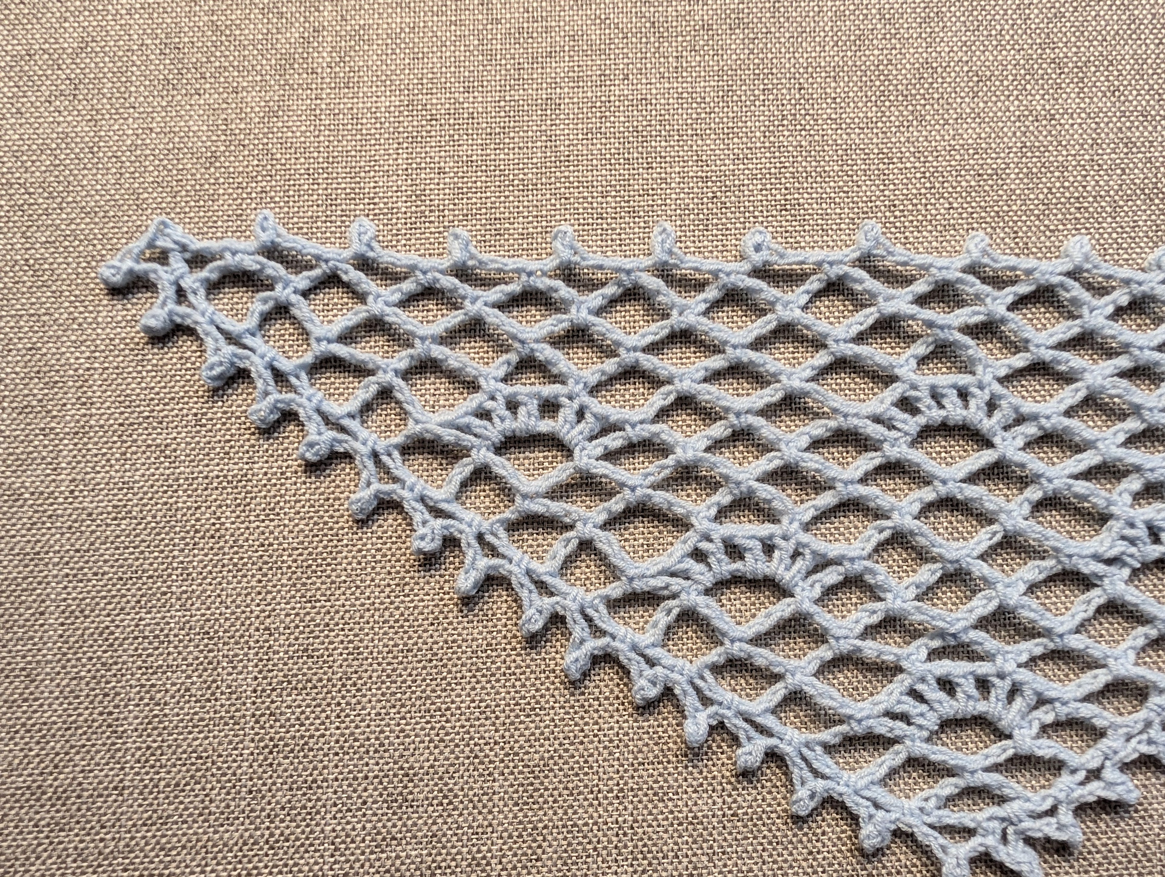 Triangle Shawl/Bandana Crochet Chart PDF + Border #37