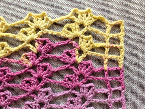 Lace Rectangle Crochet Scarf Wrap PDF Chart #40