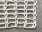 High-contrast visual crochet chart diagram with universal symbols for Scarf Pattern 41.