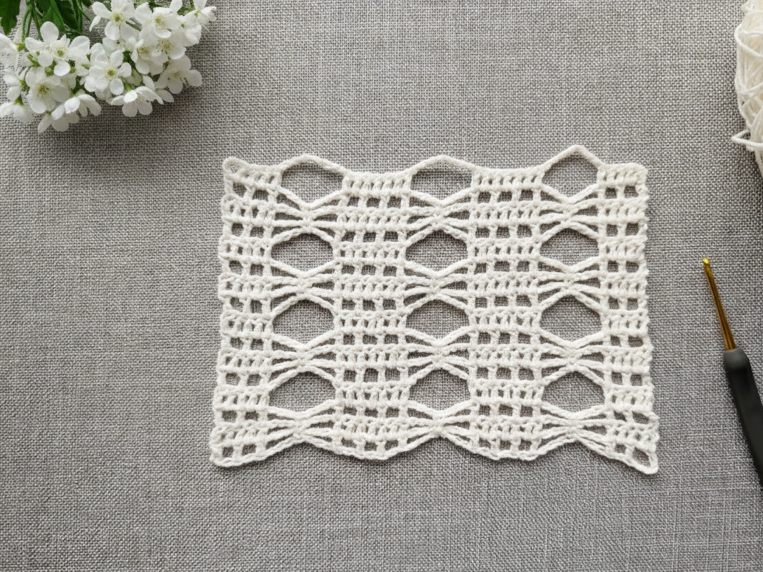 Scarf Crochet Chart PDF #42