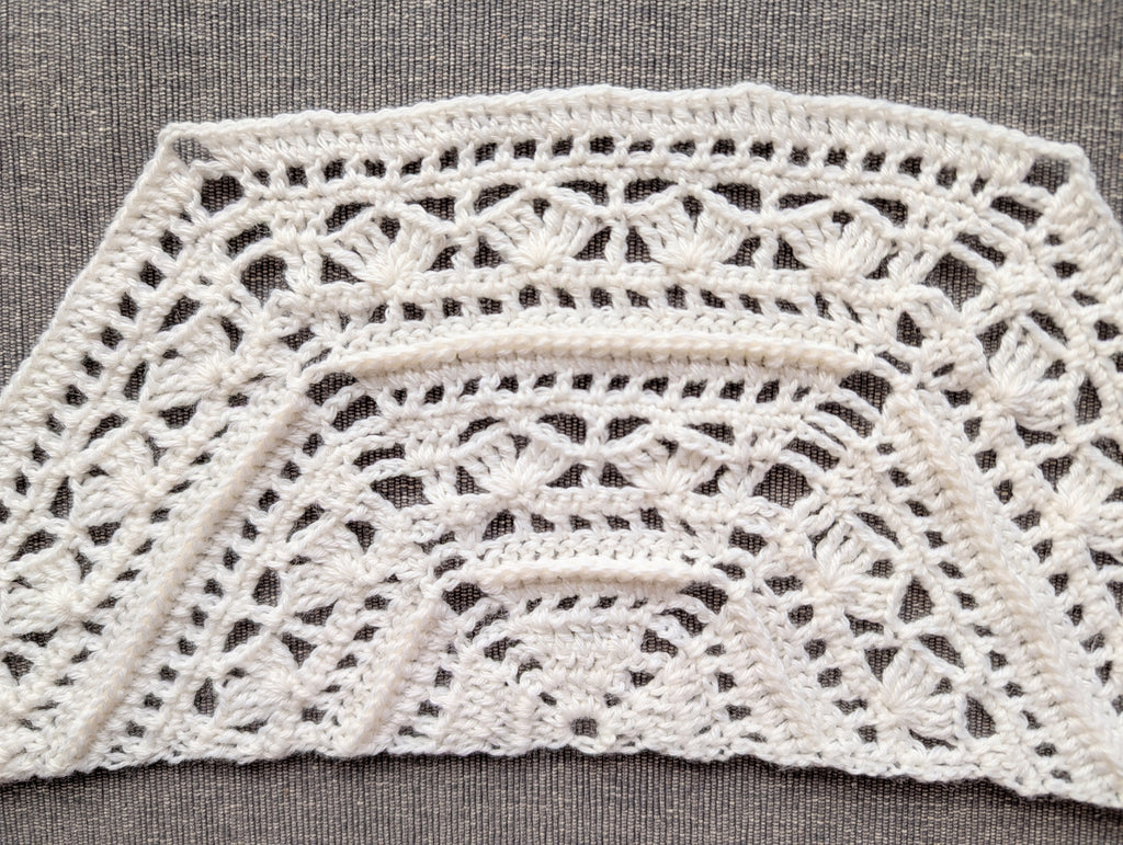 Trapezoid Shawl Crochet Chart PDF #44