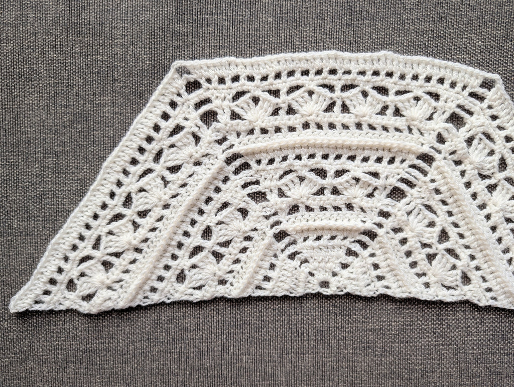 Trapezoid Shawl Crochet Chart PDF #44