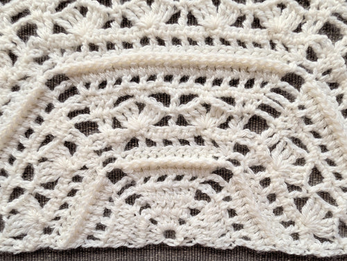 Lace Crochet Shawl PDF Chart #44