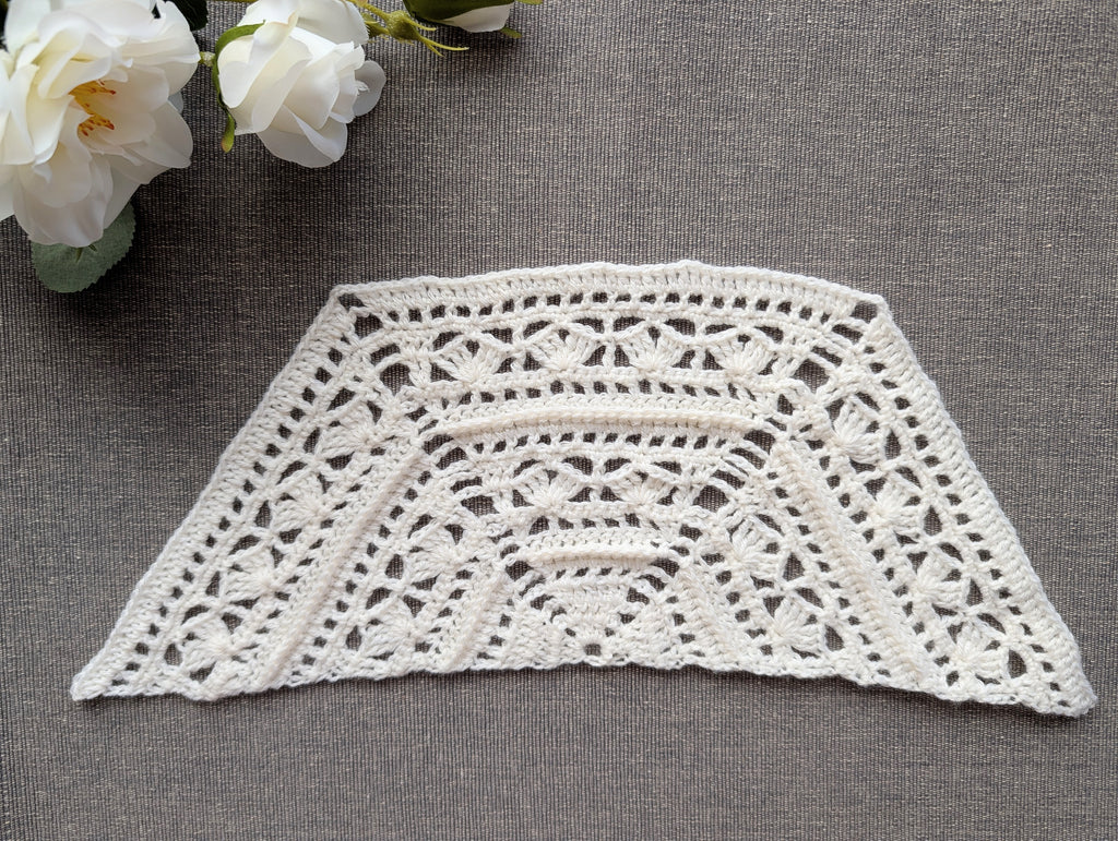 Trapezoid Shawl Crochet Chart PDF #44