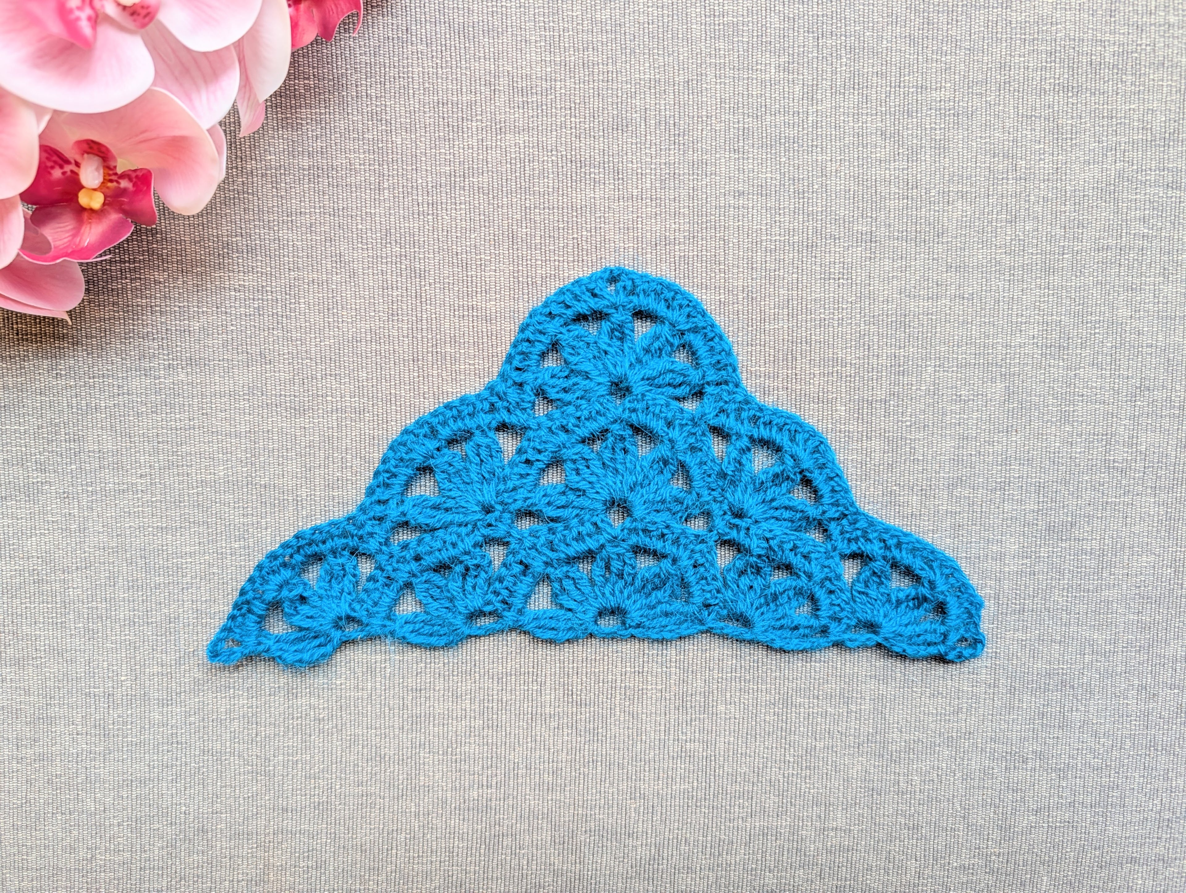 Triangle Shawl Crochet Chart PDF #47