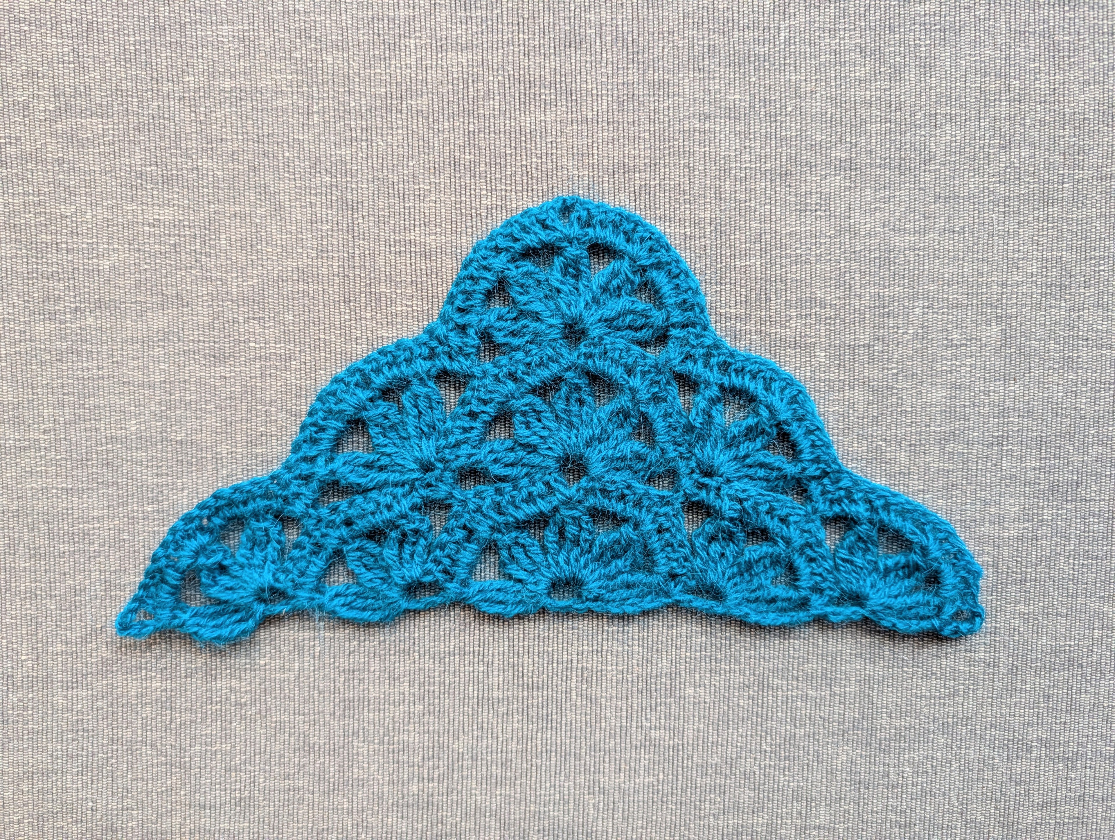 Triangle Shawl Crochet Chart PDF #47