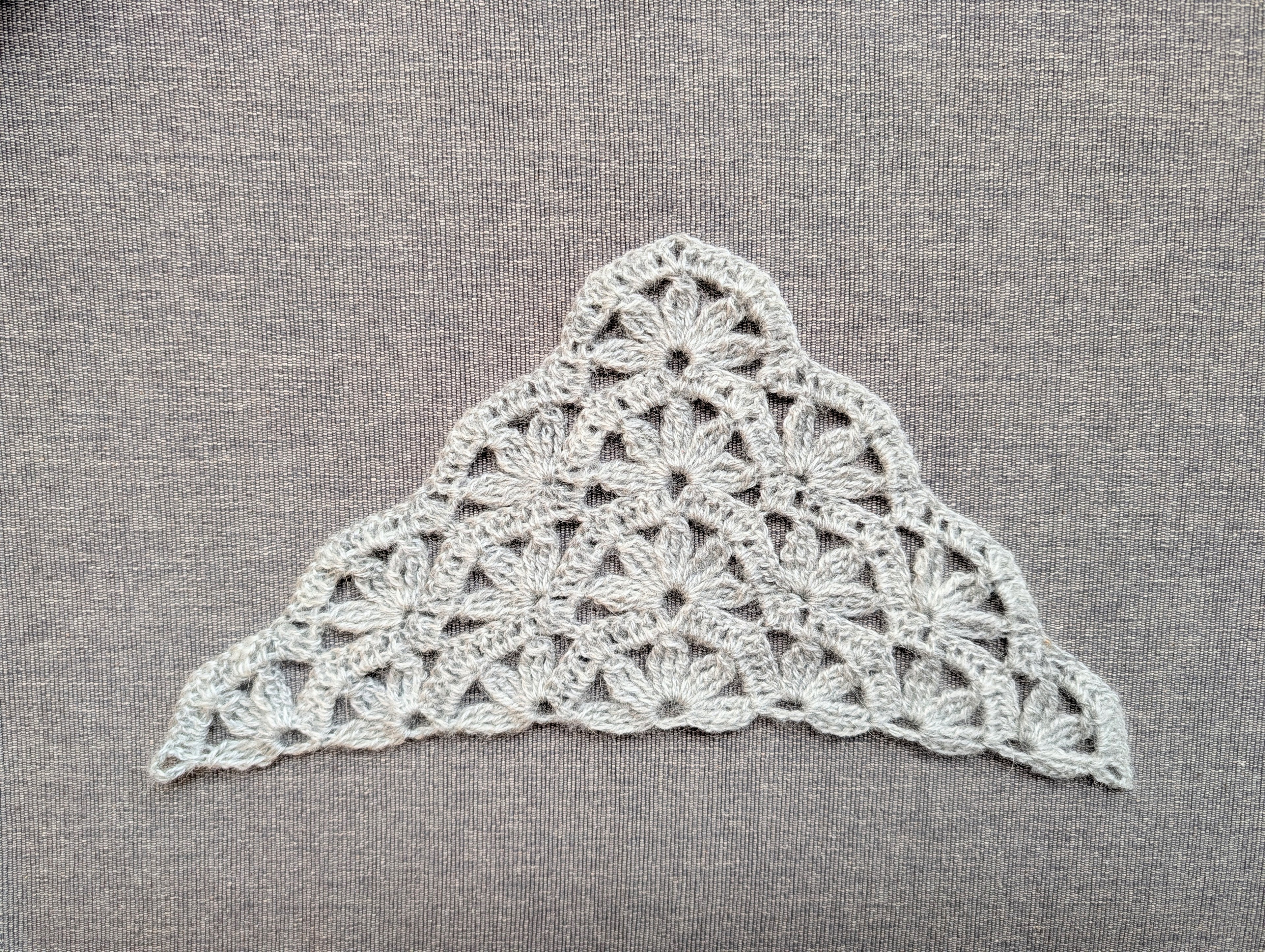 Triangle Shawl Crochet Chart PDF #47