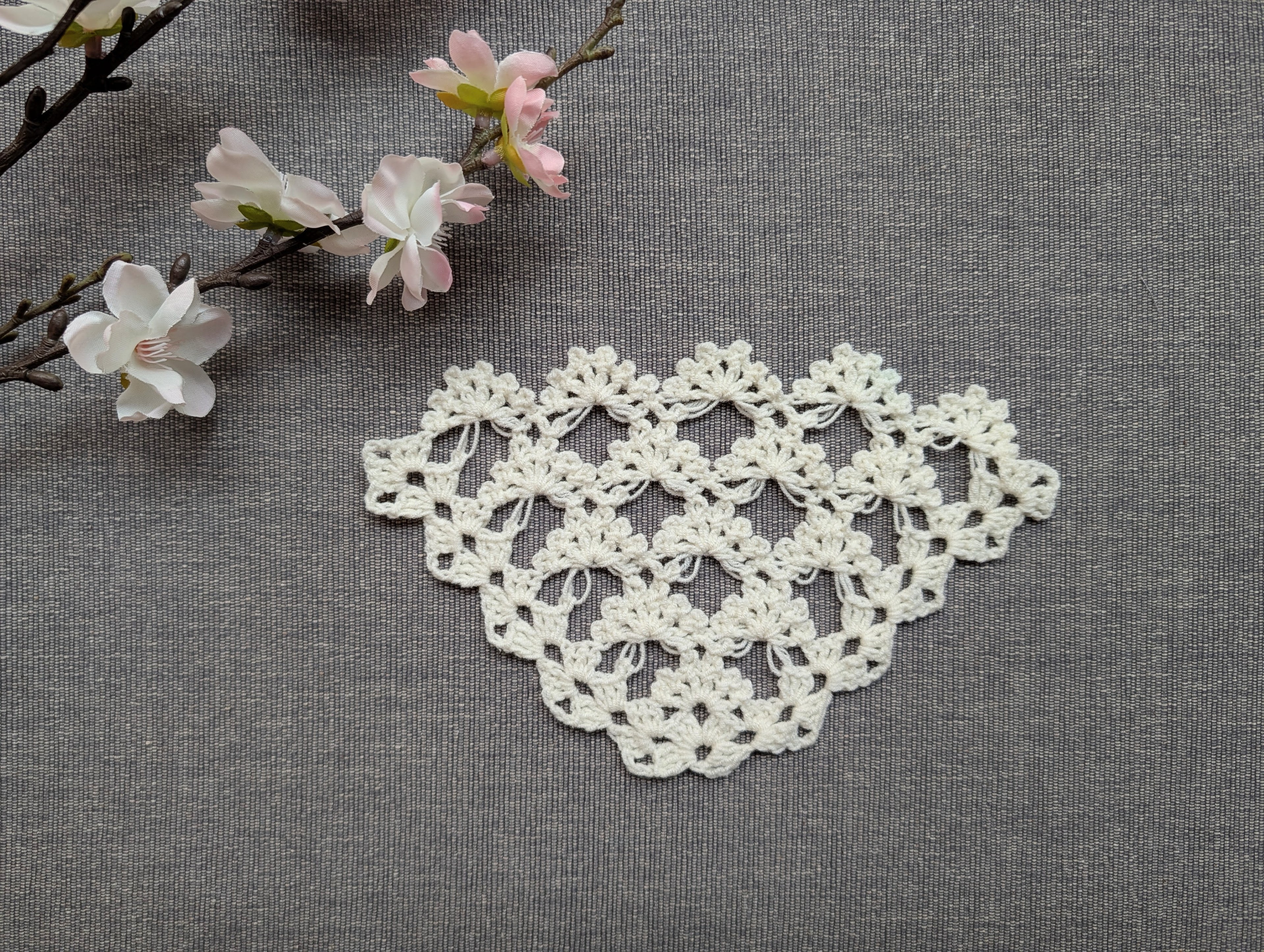 Triangle Shawl Crochet Chart PDF #48