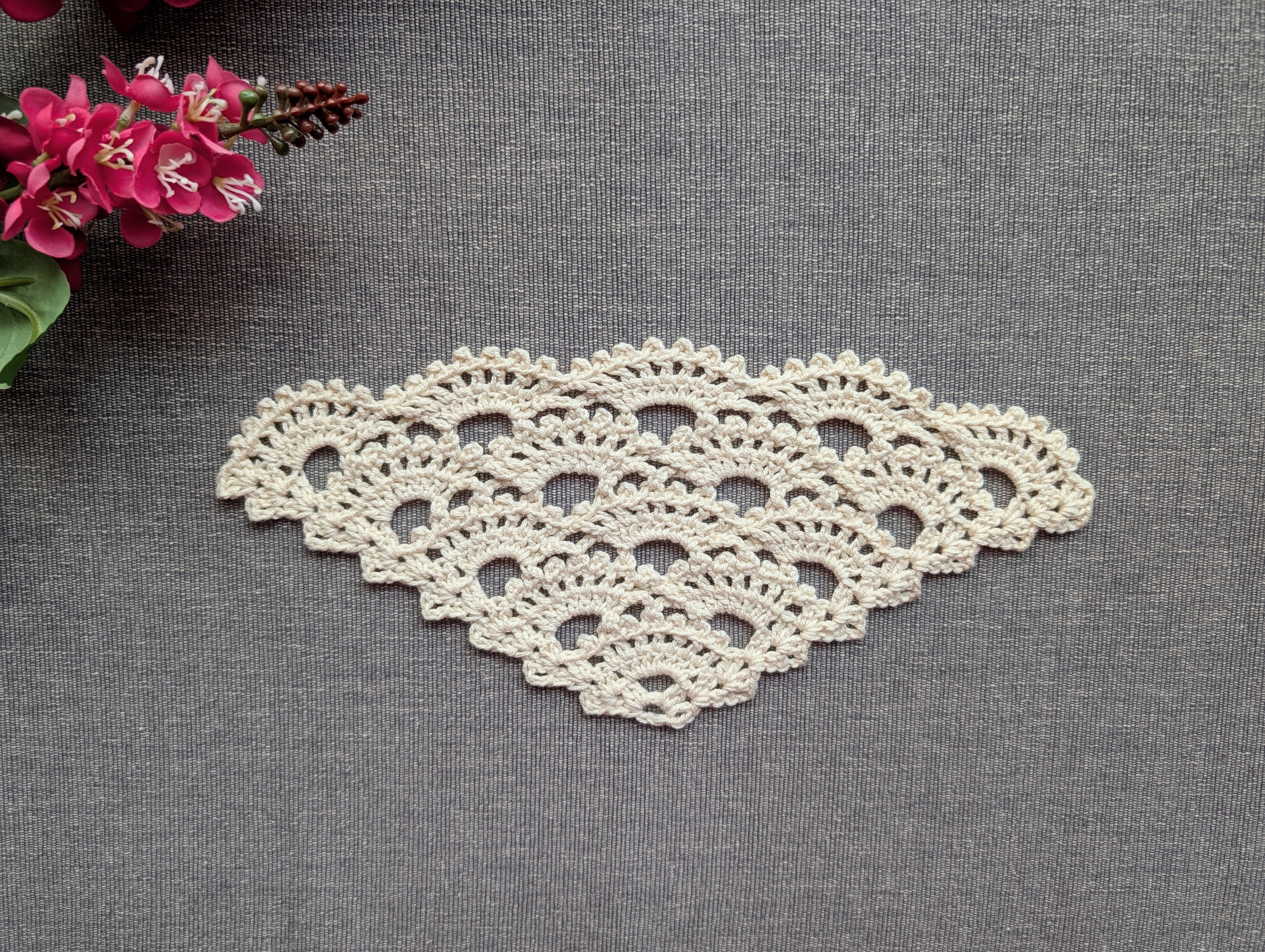 Triangle Shawl Crochet Chart PDF #49