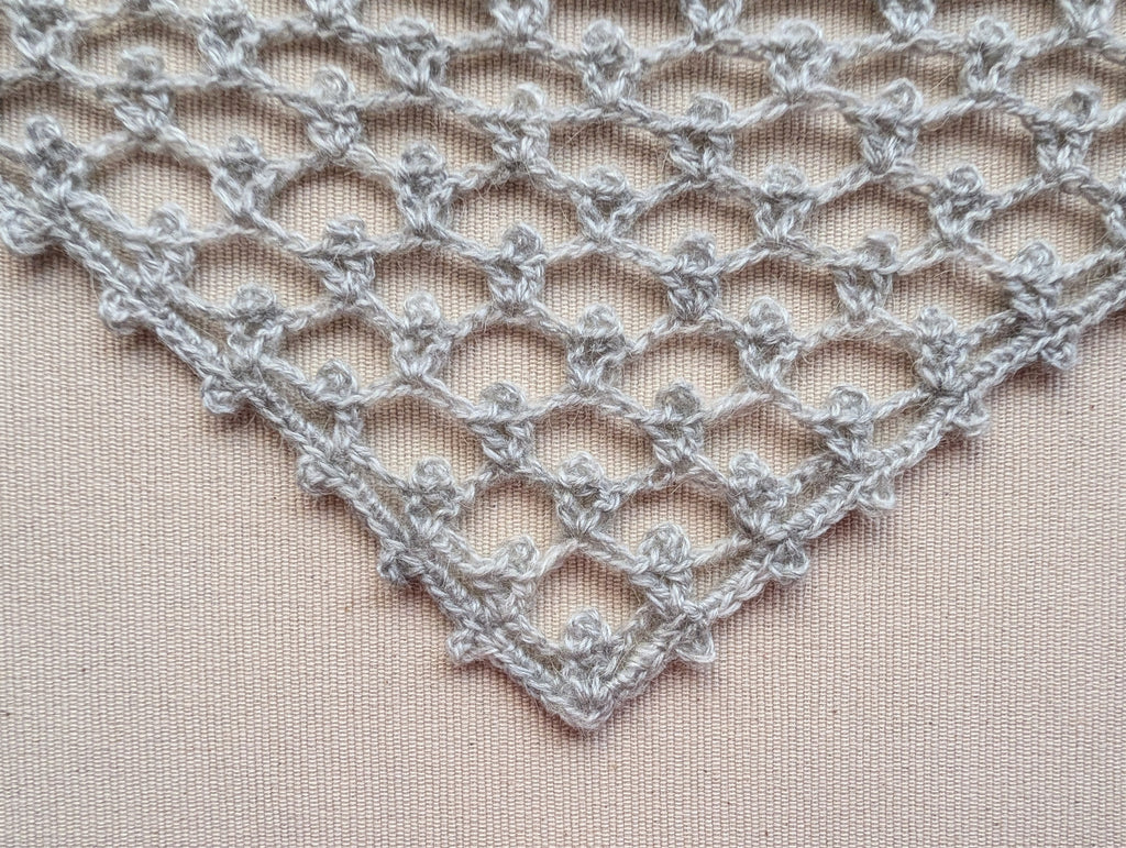 Triangle Shawl/Bandana Crochet Chart PDF + Border #50