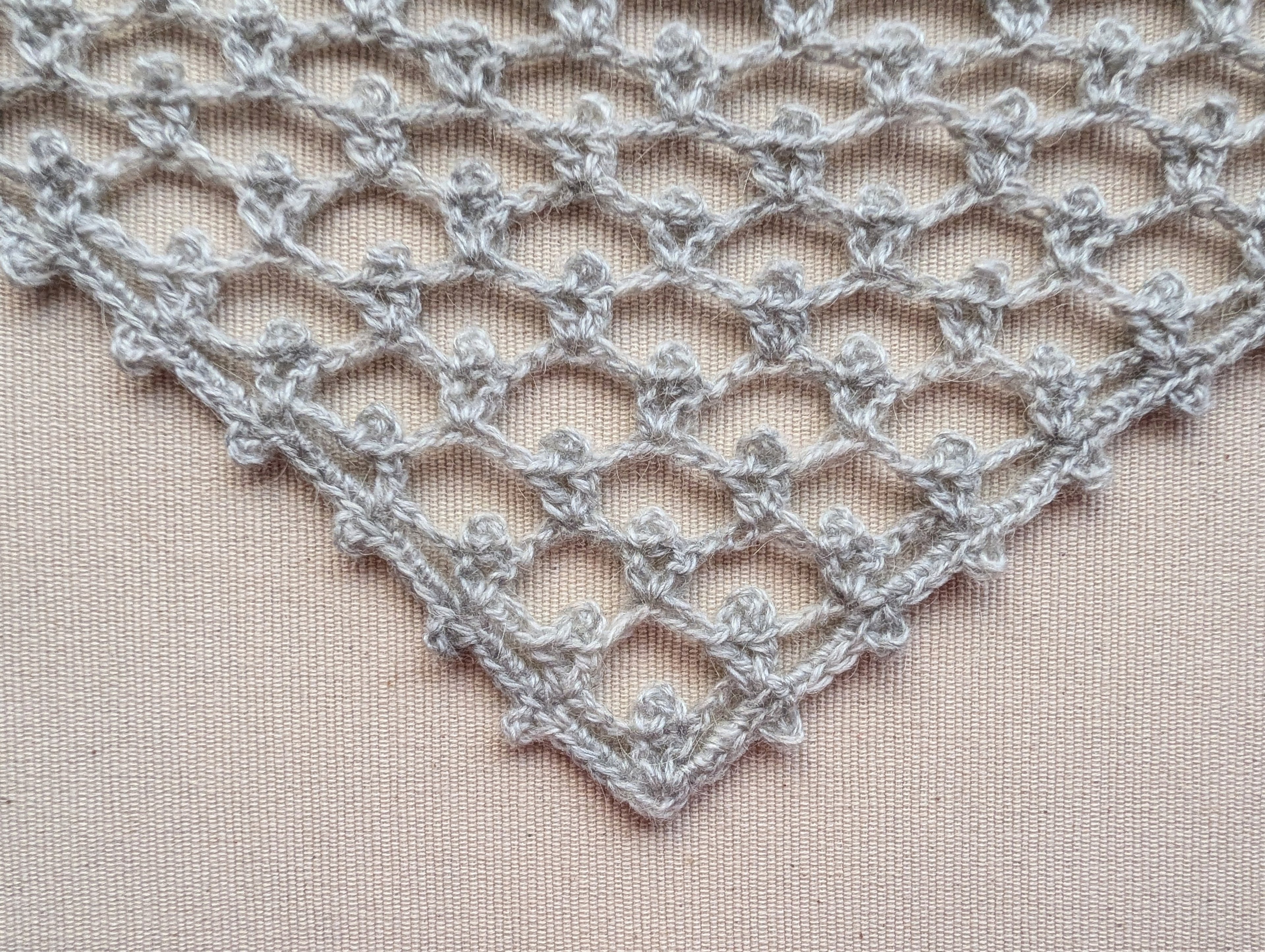 Triangle Shawl/Bandana Crochet Chart PDF + Border #50