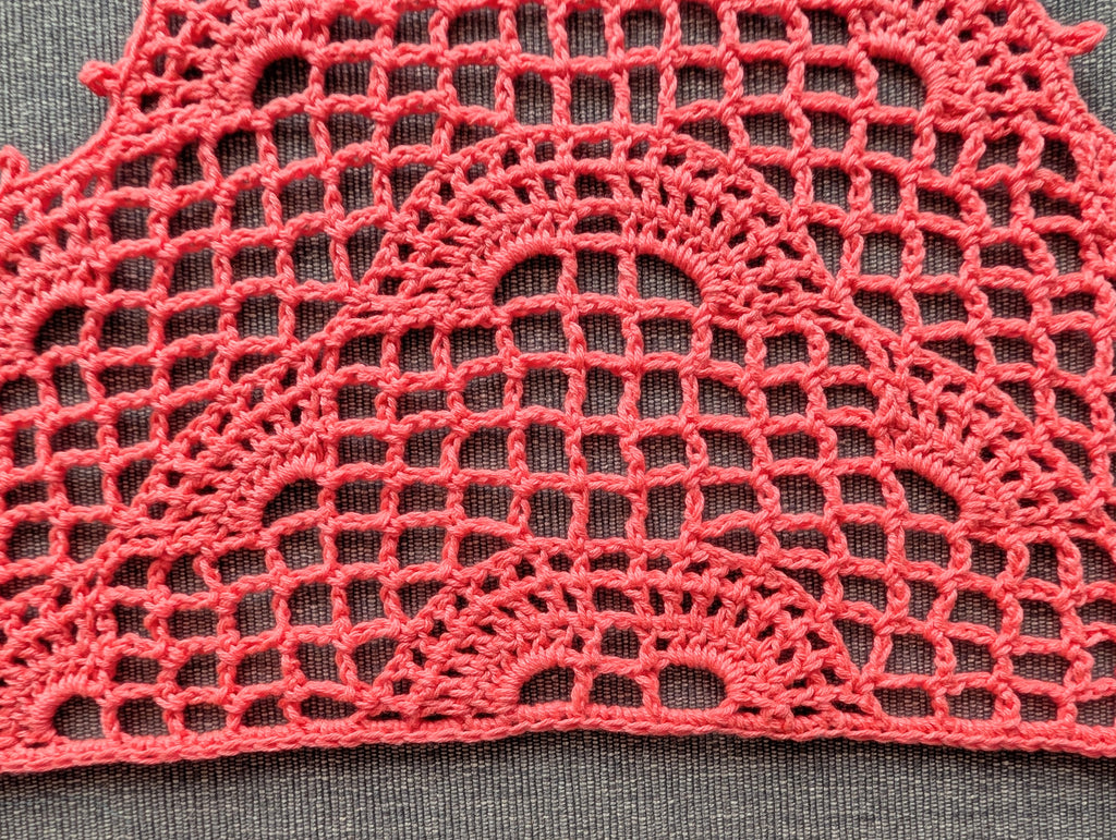Triangle Shawl/Bandana Crochet Chart PDF + Border #51