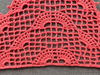 High-contrast visual crochet chart diagram with universal symbols for Triangle Bandana Shawl Pattern 51.