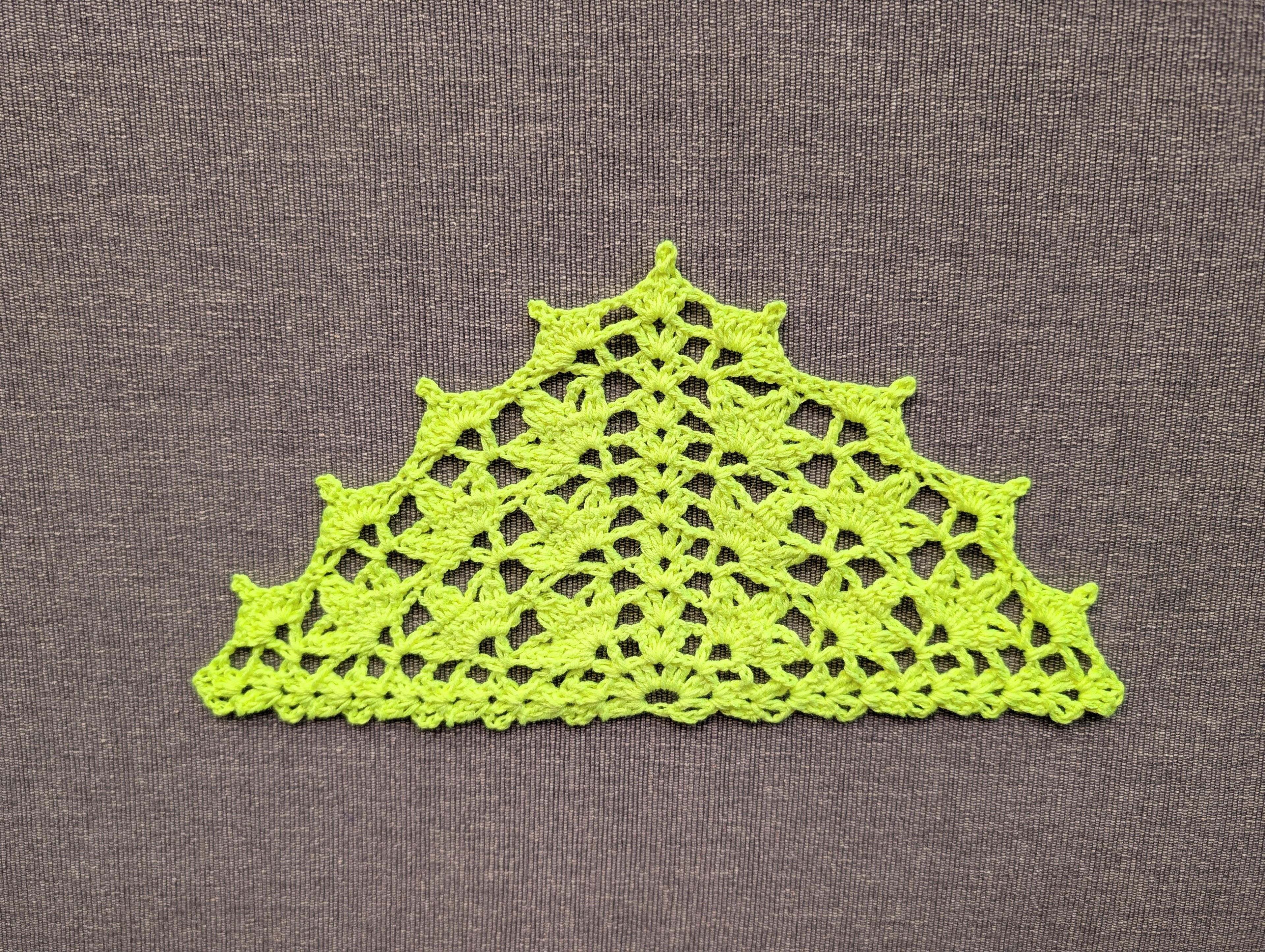 Triangle Shawl/Bandana Crochet Chart PDF + Border #52