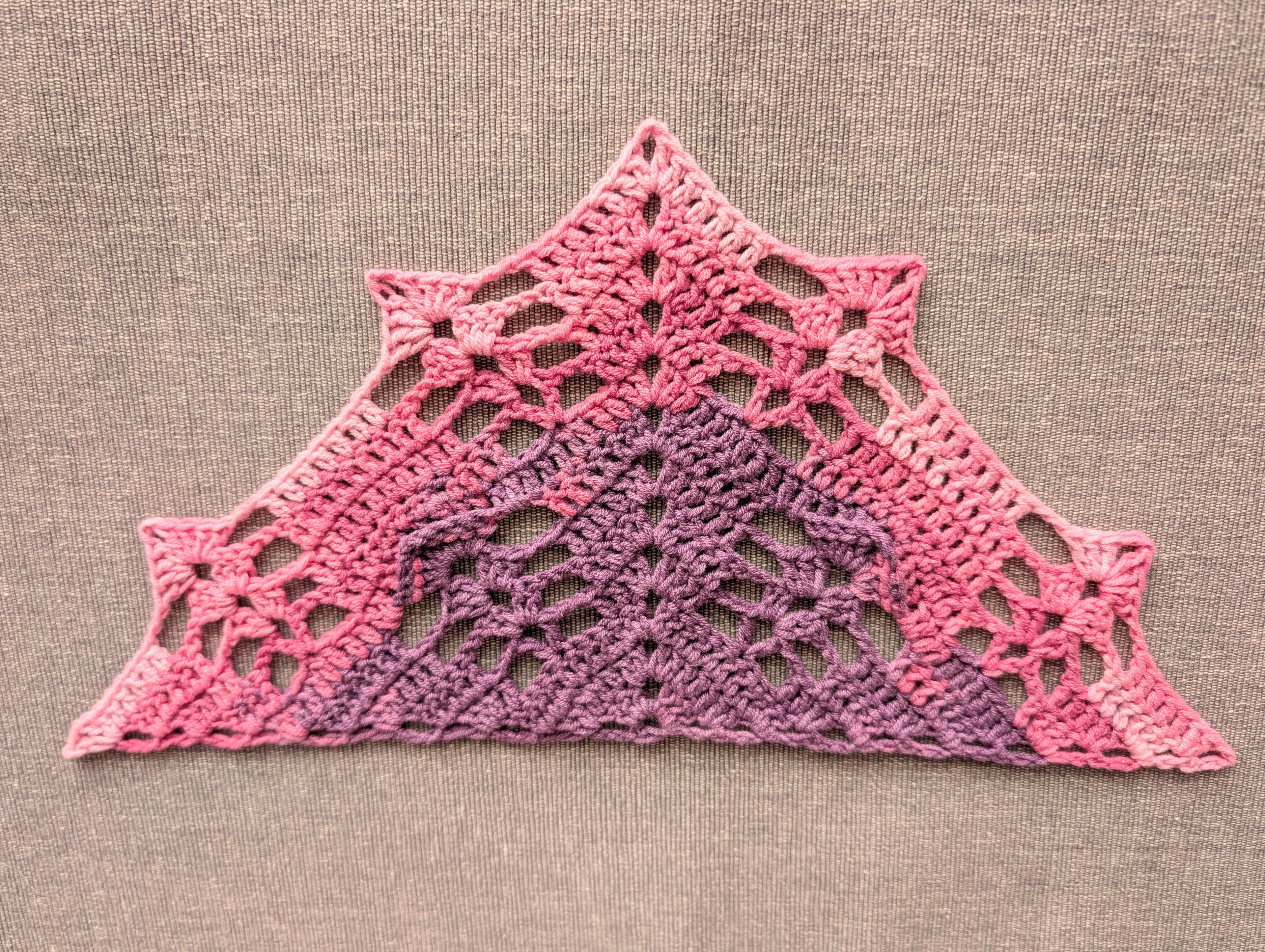 Triangle Shawl Crochet Chart PDF #54