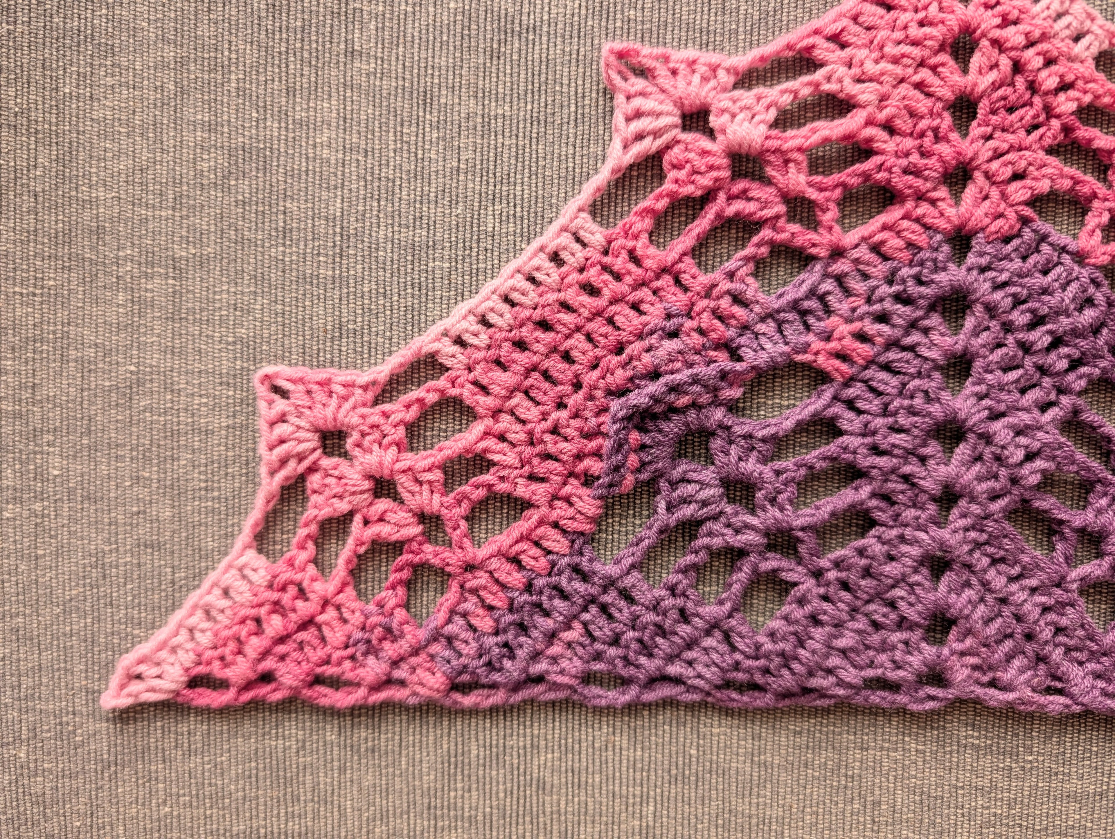 Triangle Shawl Crochet Chart PDF #54
