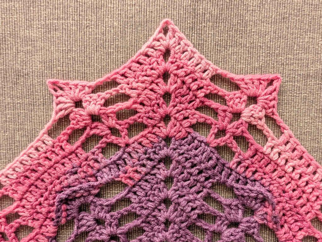 Triangle Shawl Crochet Chart PDF #54