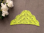 Triangle crochet shawl with delicate openwork lace pattern, Chart 56.