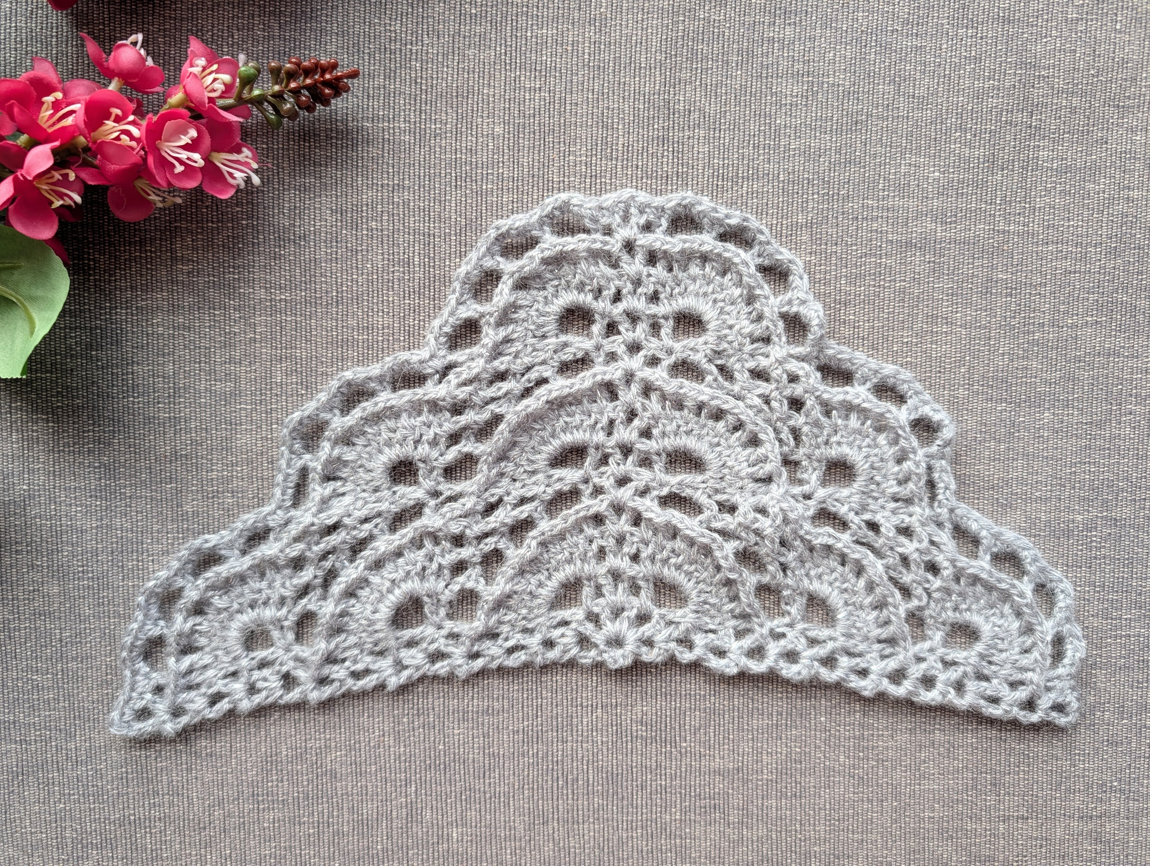 Triangle Shawl Crochet Chart PDF #56