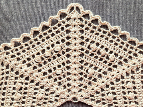Half-Circle Shawl Crochet Chart PDF #57 + Border