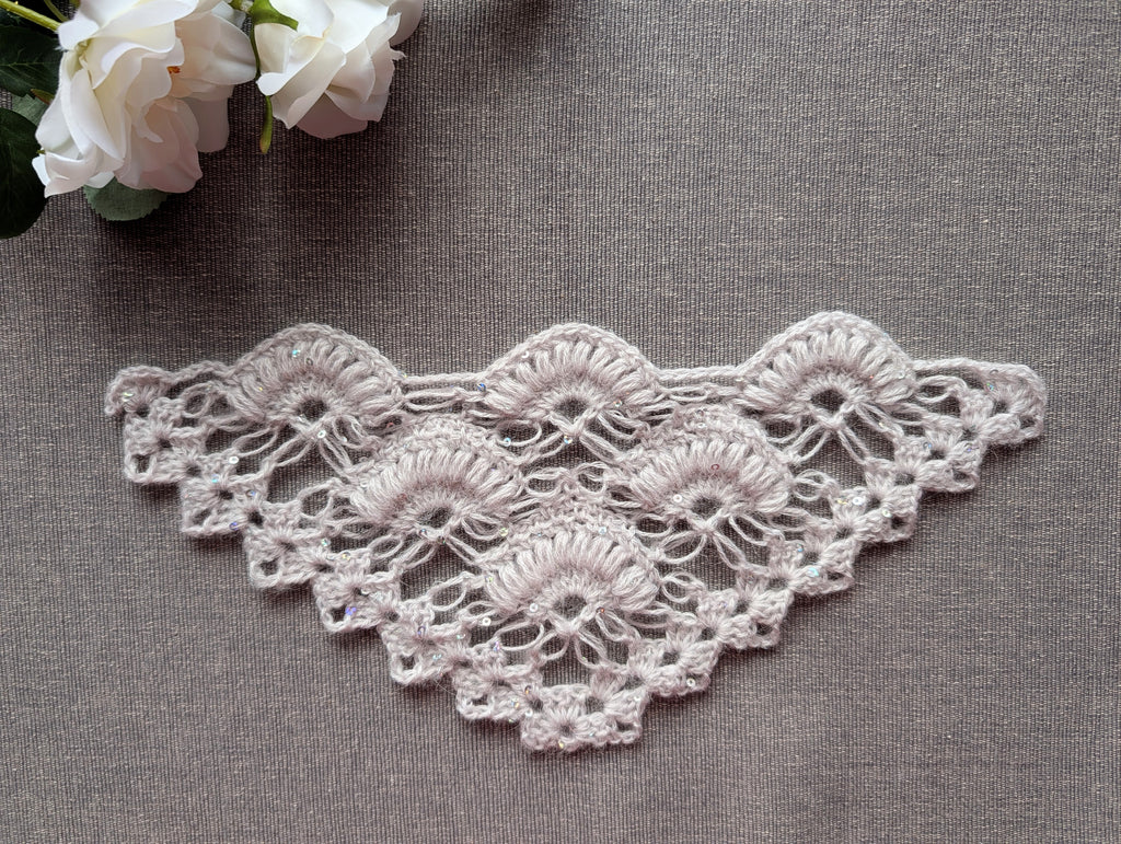 Triangle Shawl Crochet Chart PDF #58 + Border