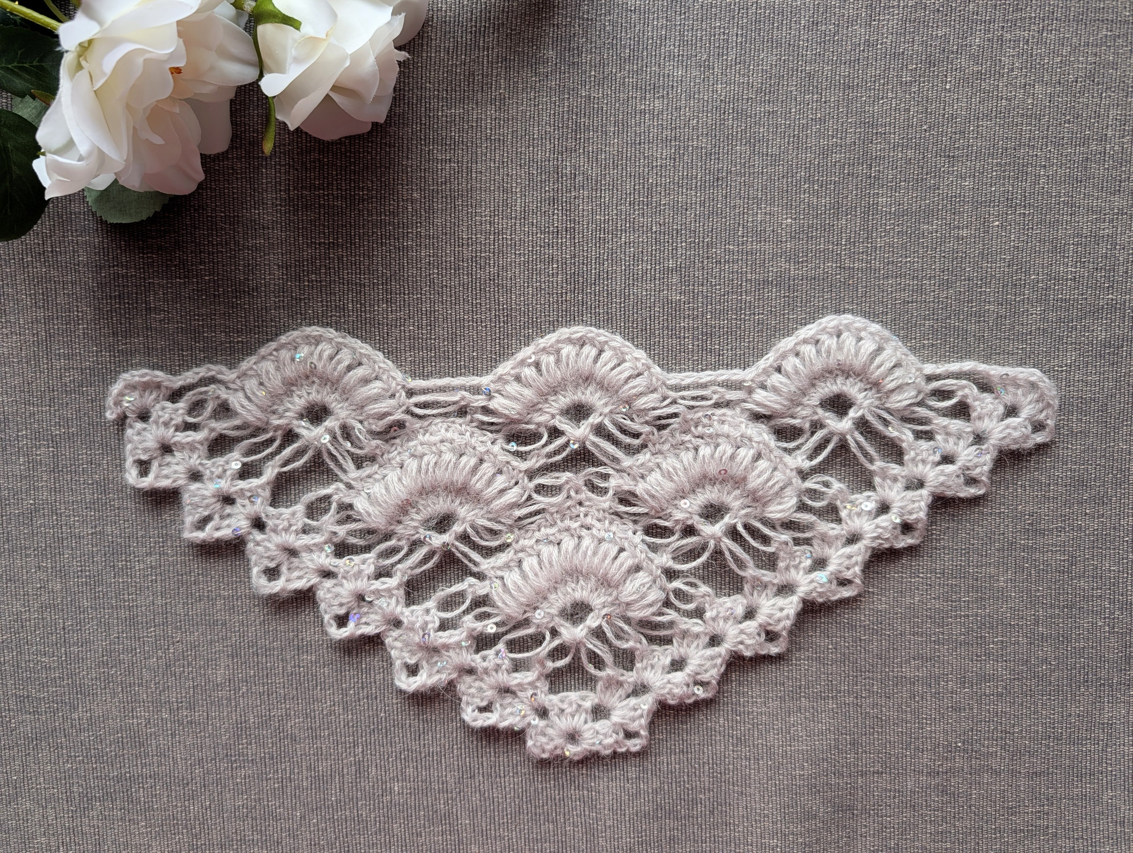 Triangle Shawl Crochet Chart PDF #58 + Border