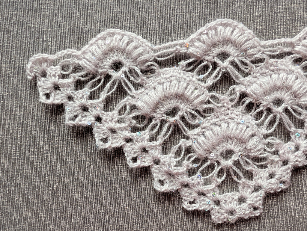 Triangle Shawl Crochet Chart PDF #58 + Border