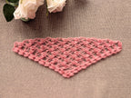 High-contrast visual crochet chart diagram with universal symbols for Triangle Baktus Shawl Pattern 59.