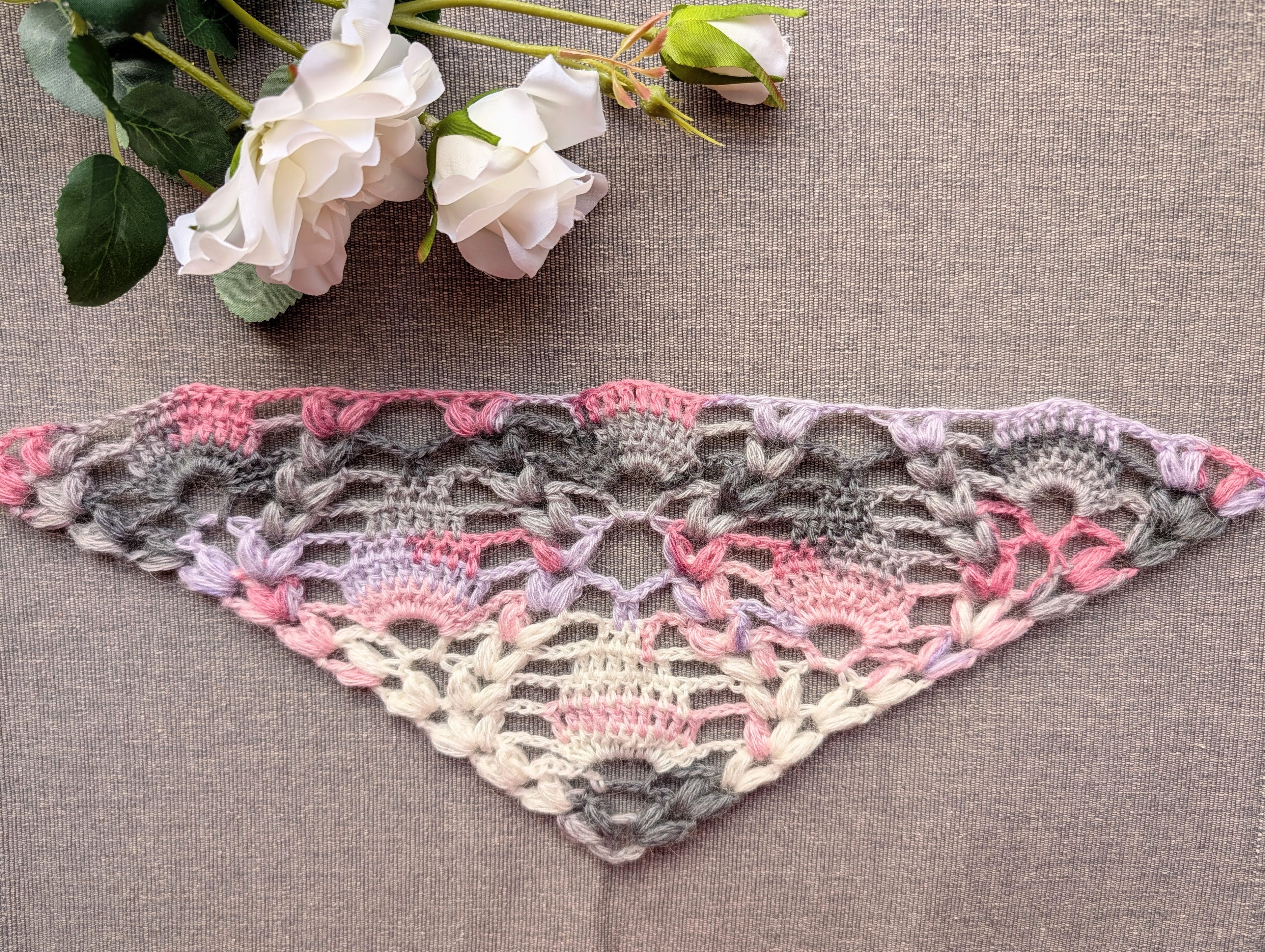 Triangle Crochet Shawl Chart PDF #60