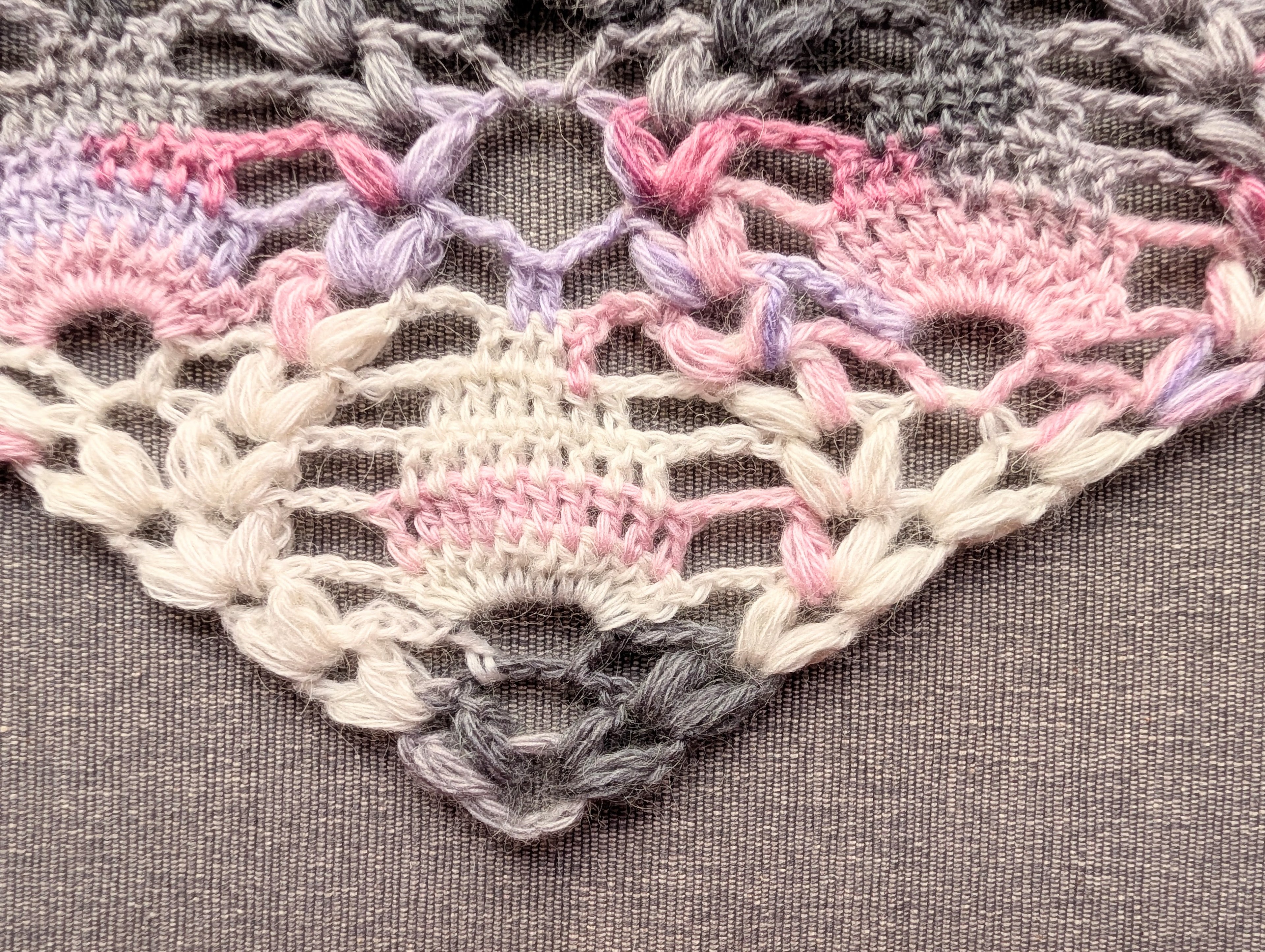 Triangle Crochet Shawl Chart PDF #60