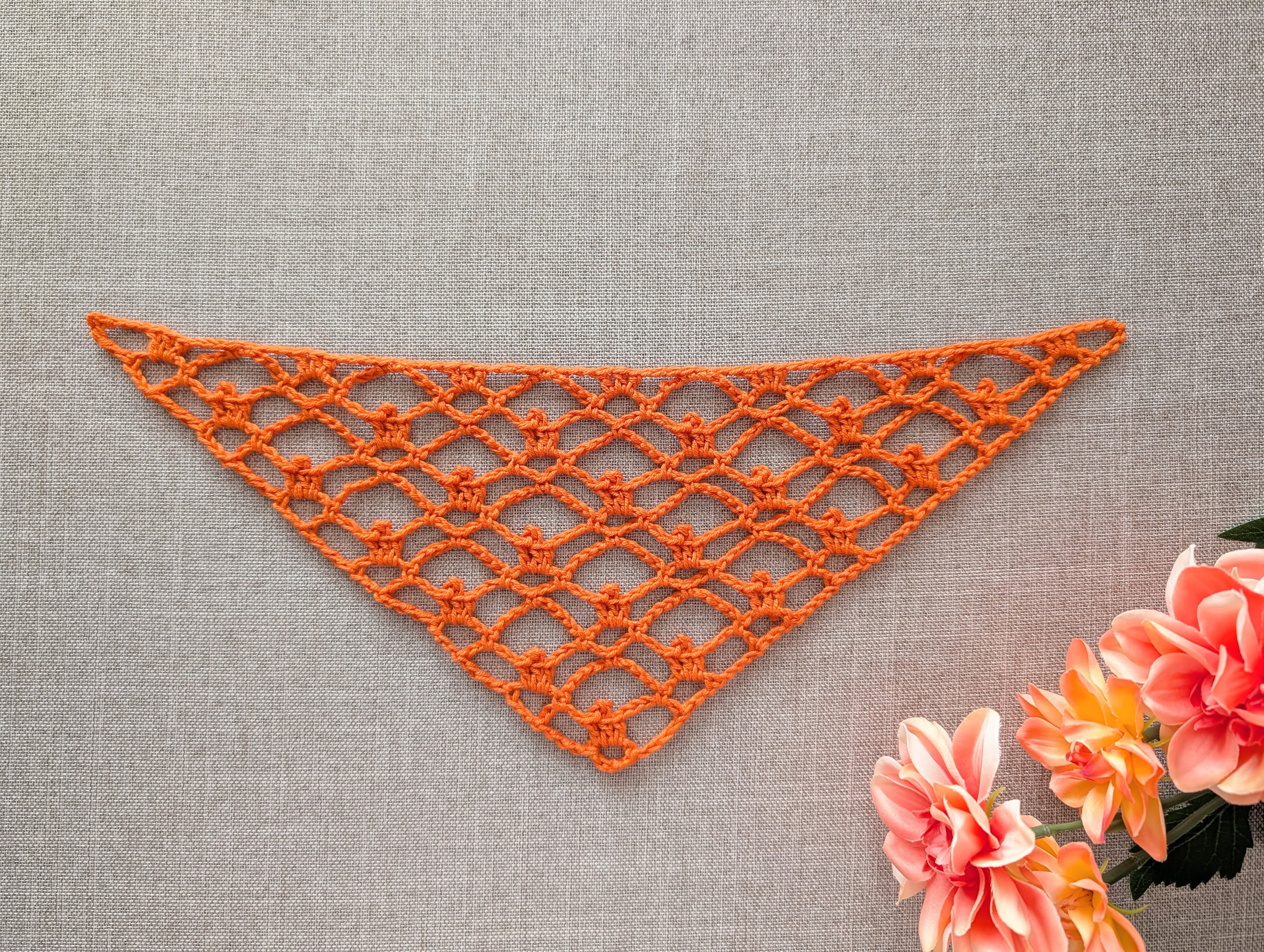 Triangle Crochet Bandana/Shawl Chart PDF #61