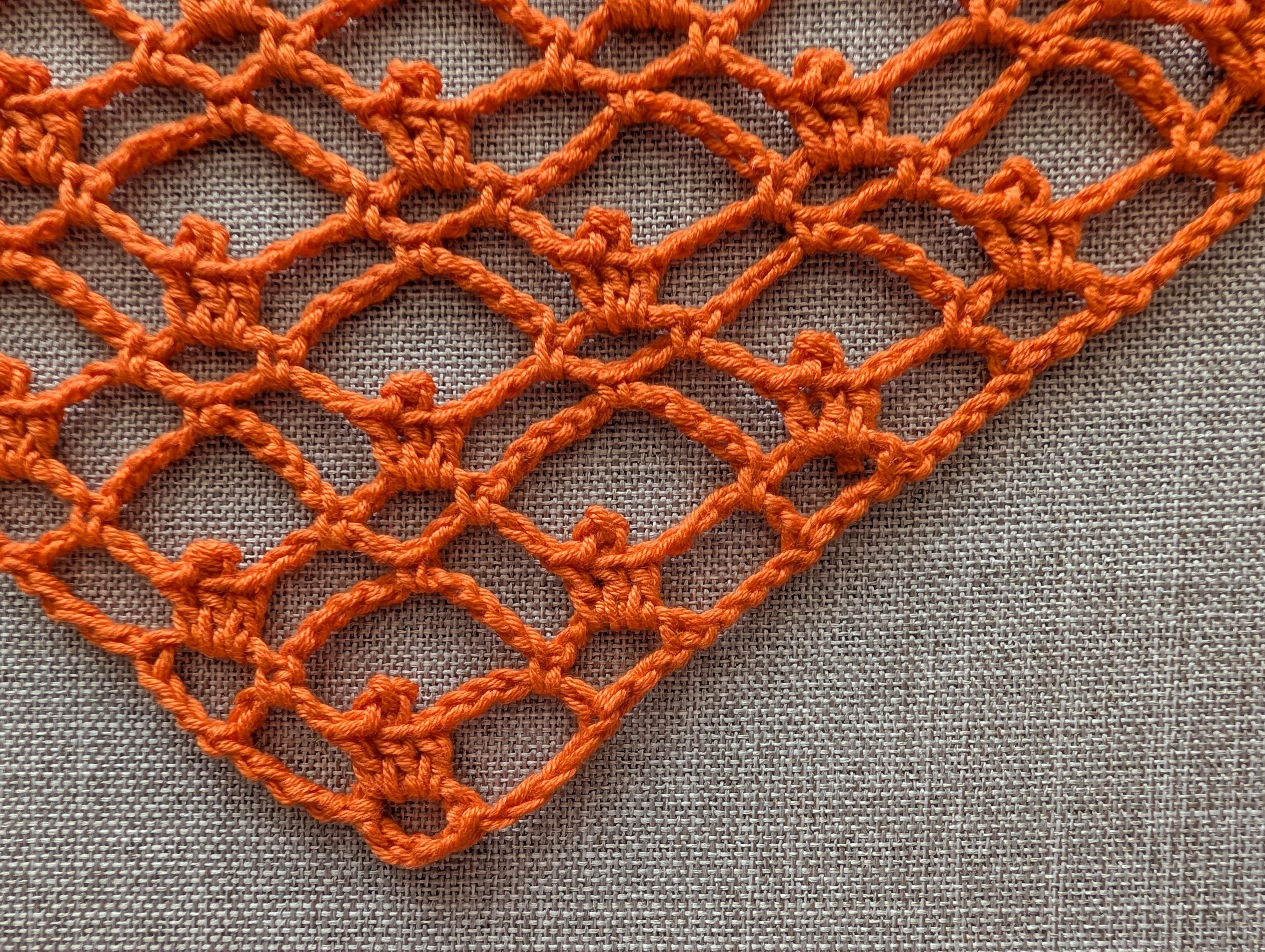 Triangle Crochet Bandana/Shawl Chart PDF #61