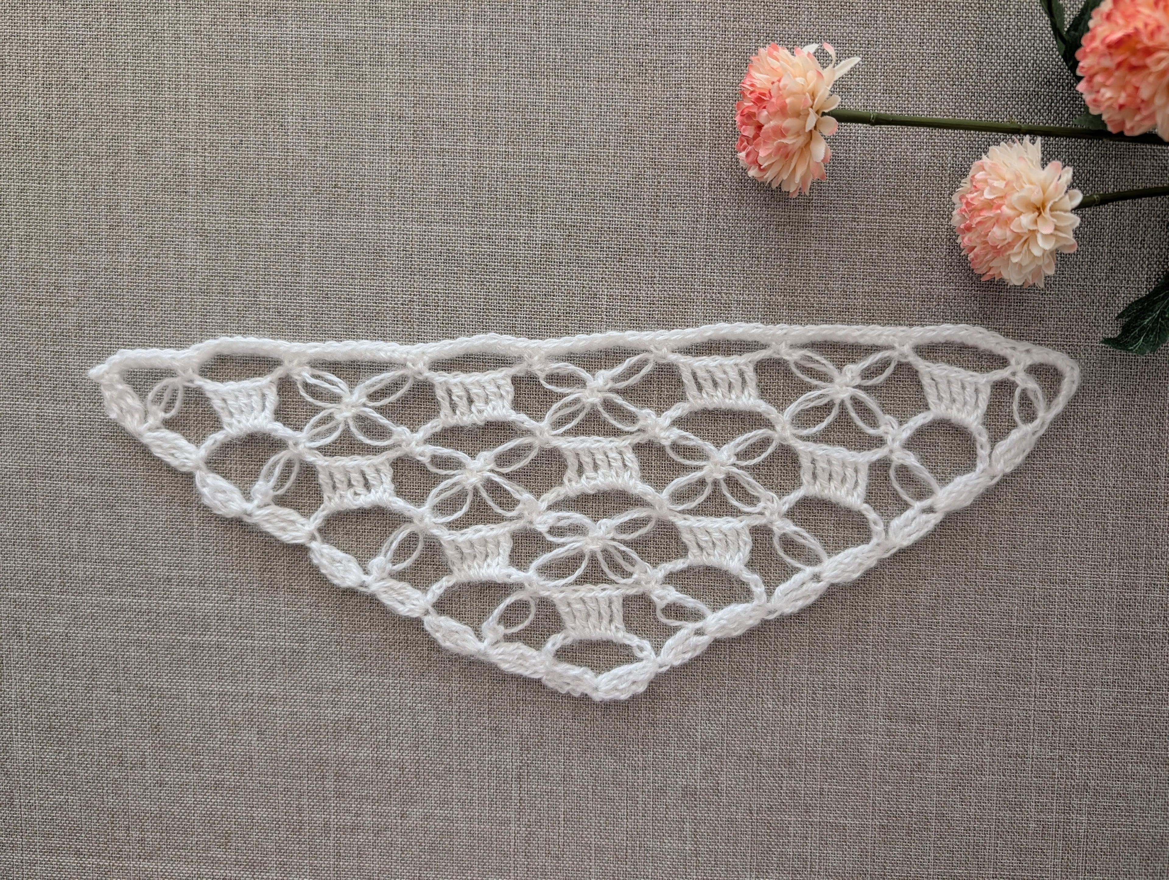 Triangle Crochet Shawl Chart PDF #62