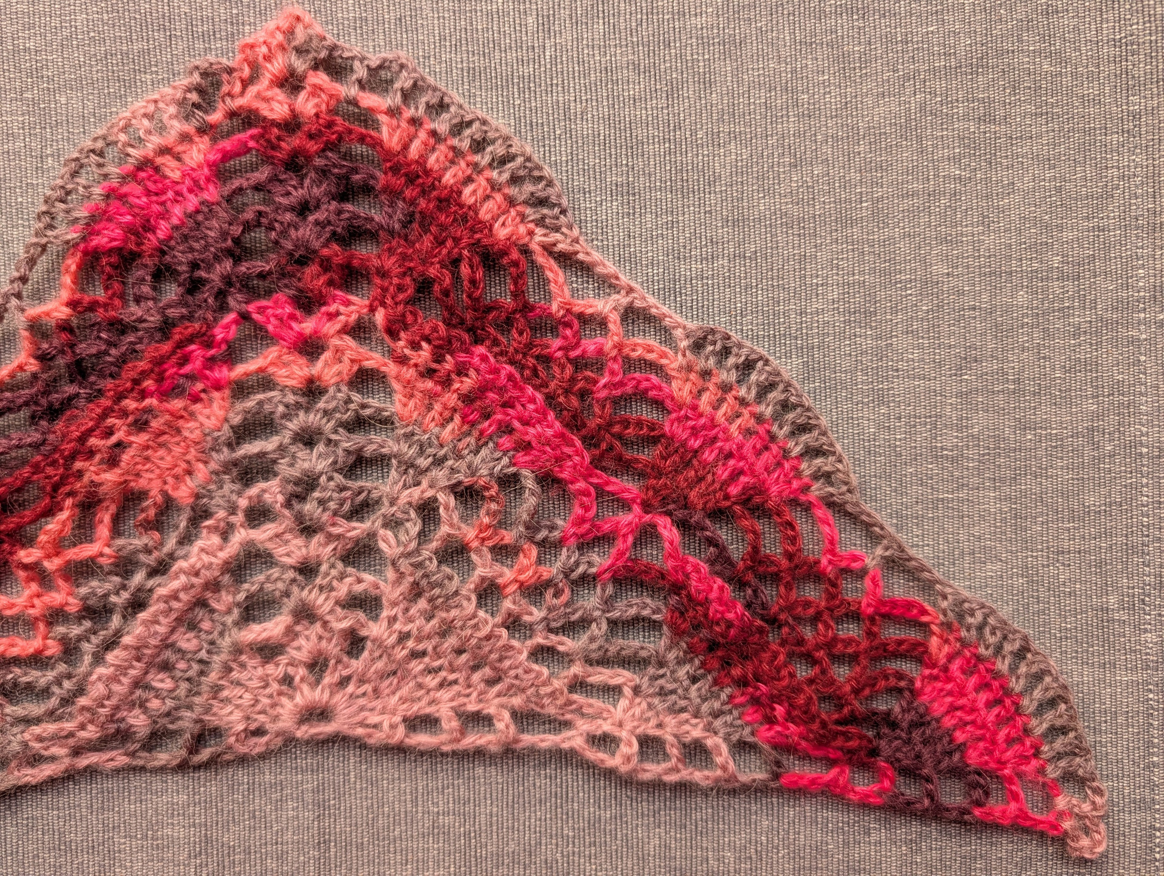 Triangle Crochet Shawl Chart PDF #64