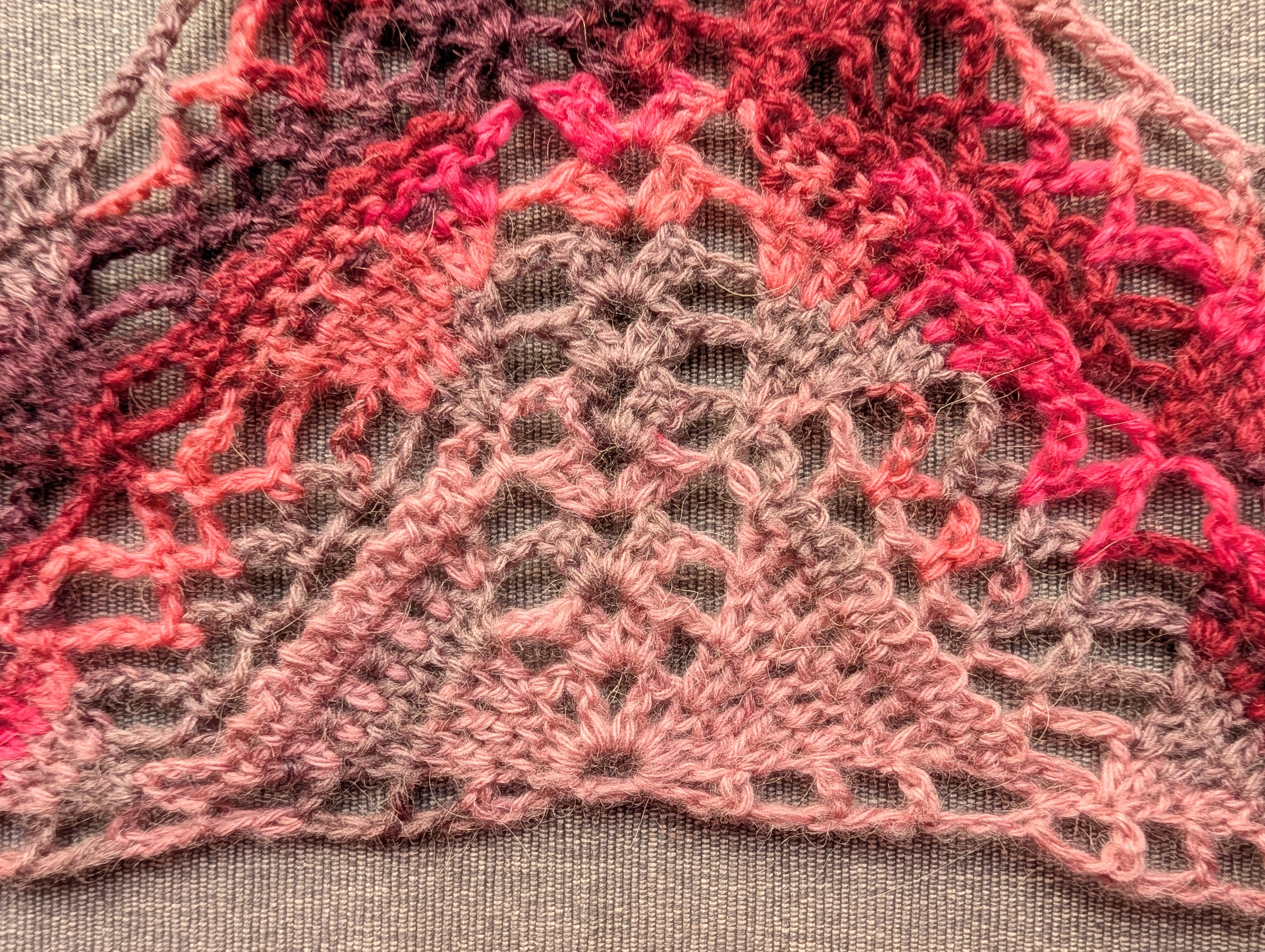Triangle Crochet Shawl Chart PDF #64