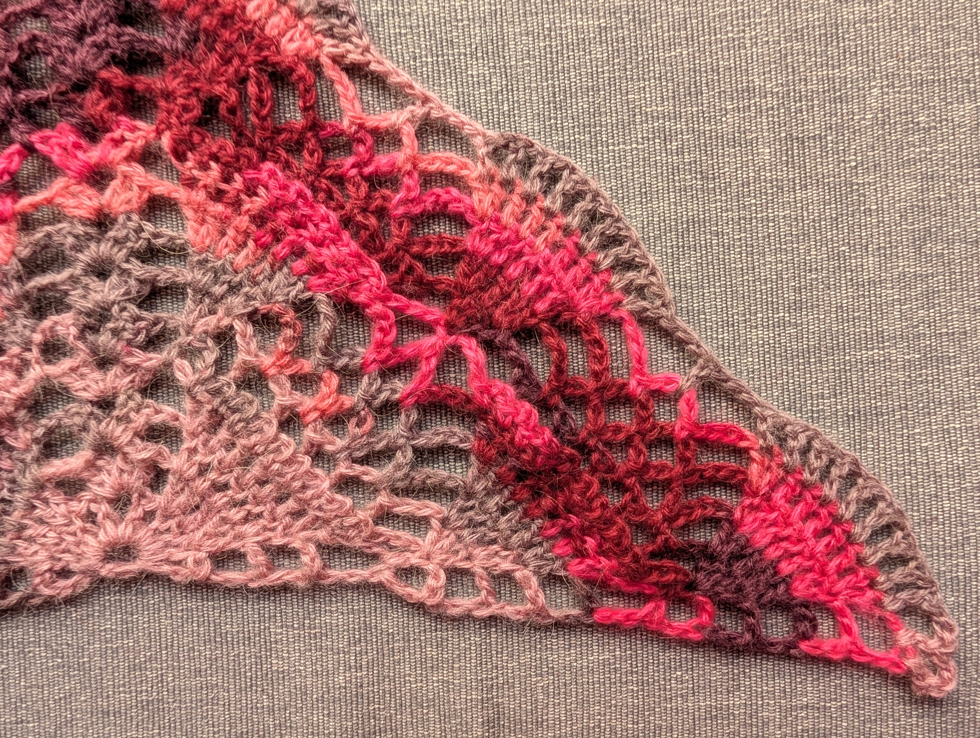 Triangle Crochet Shawl Chart PDF #64