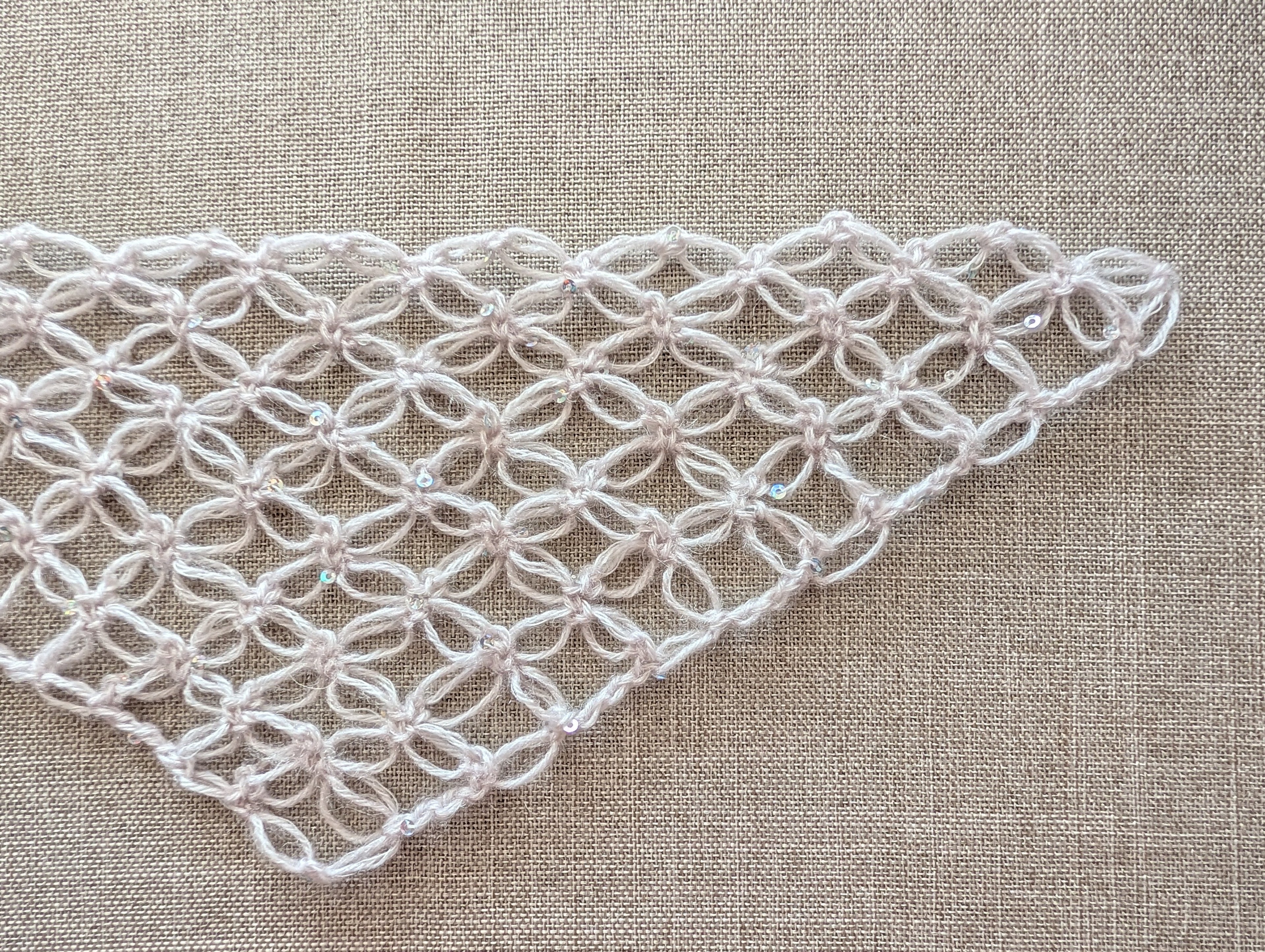 Triangle Crochet Shawl Chart PDF #65
