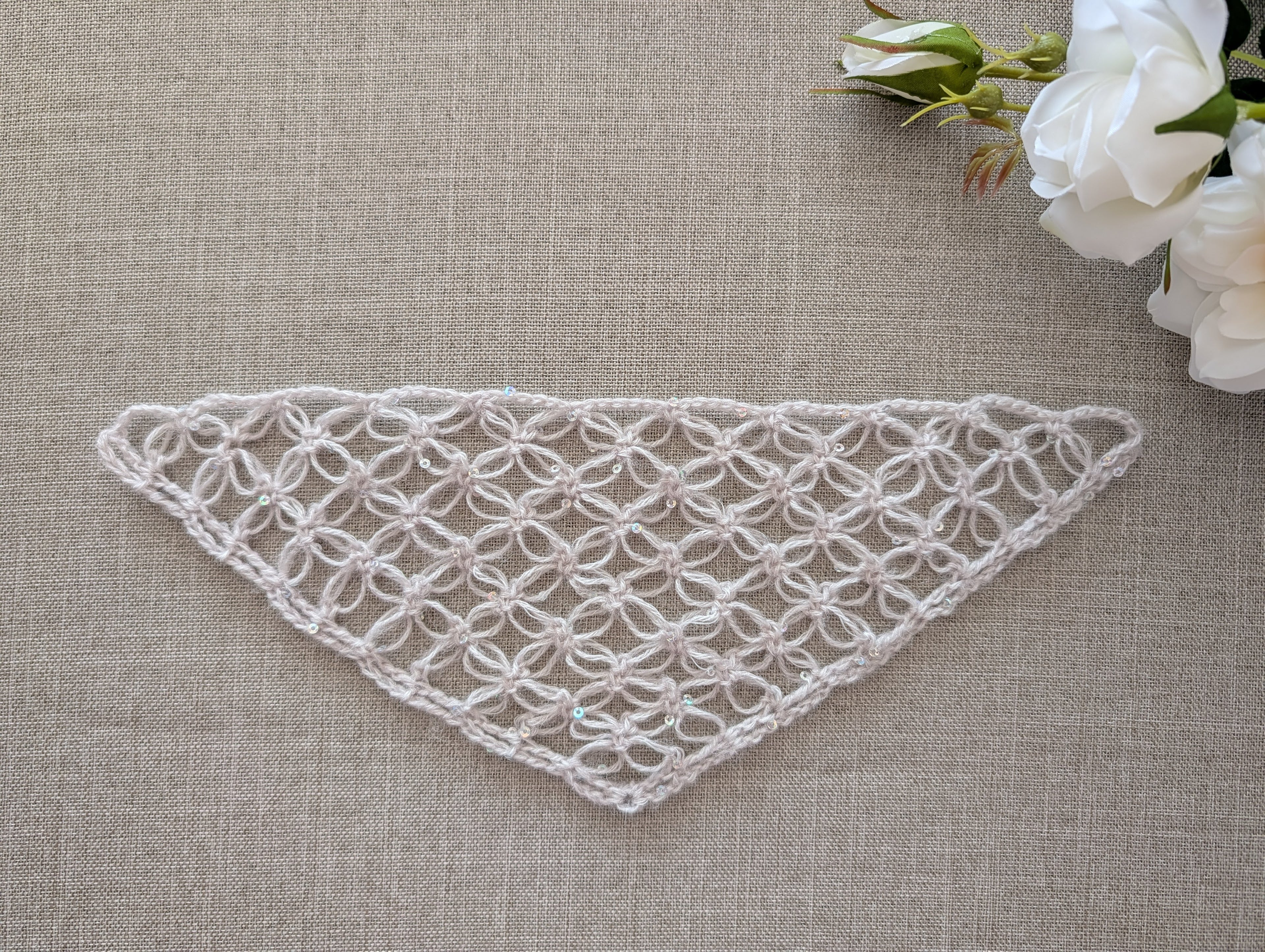Triangle Crochet Shawl Chart PDF #65