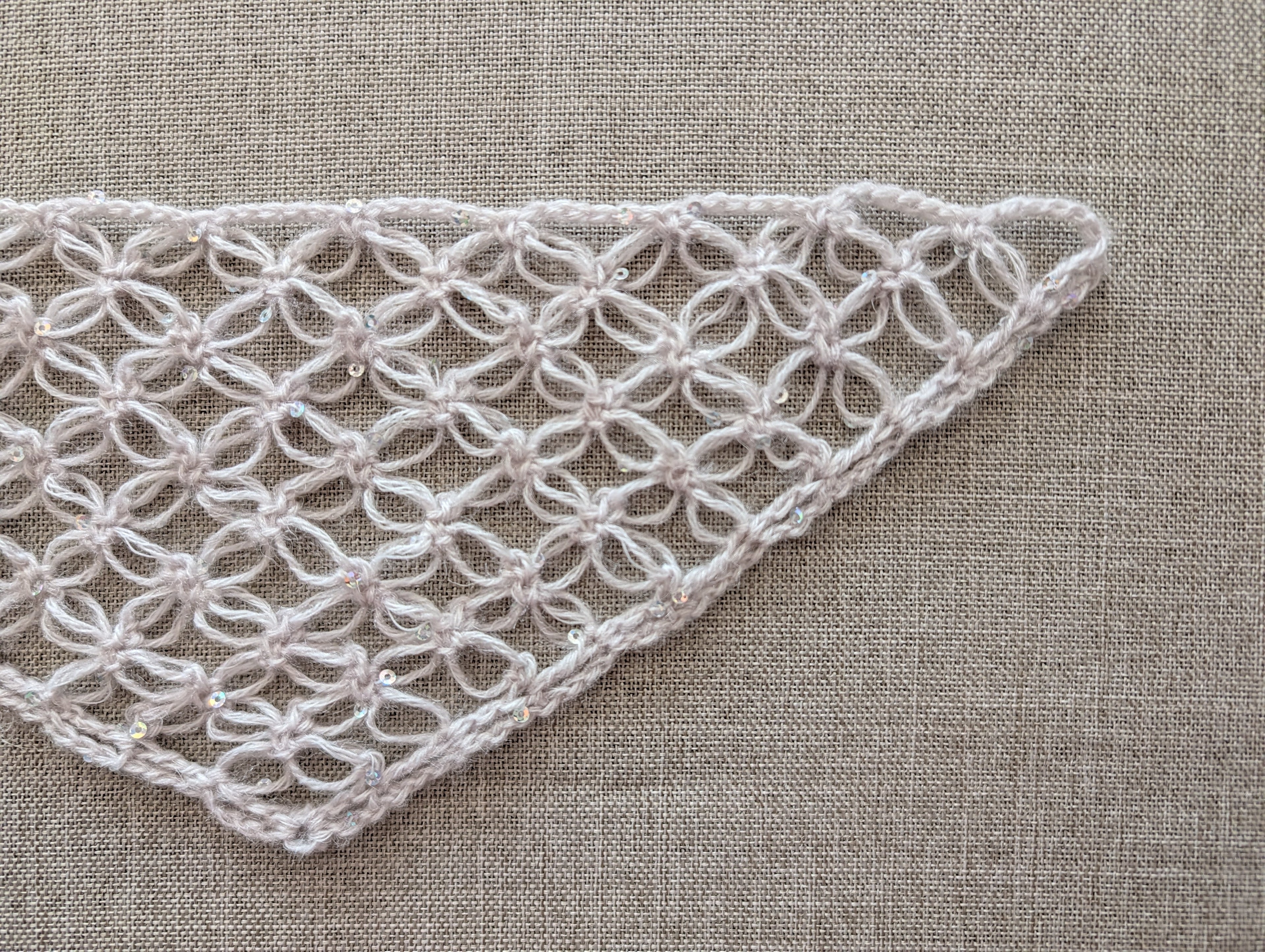 Triangle Crochet Shawl Chart PDF #65