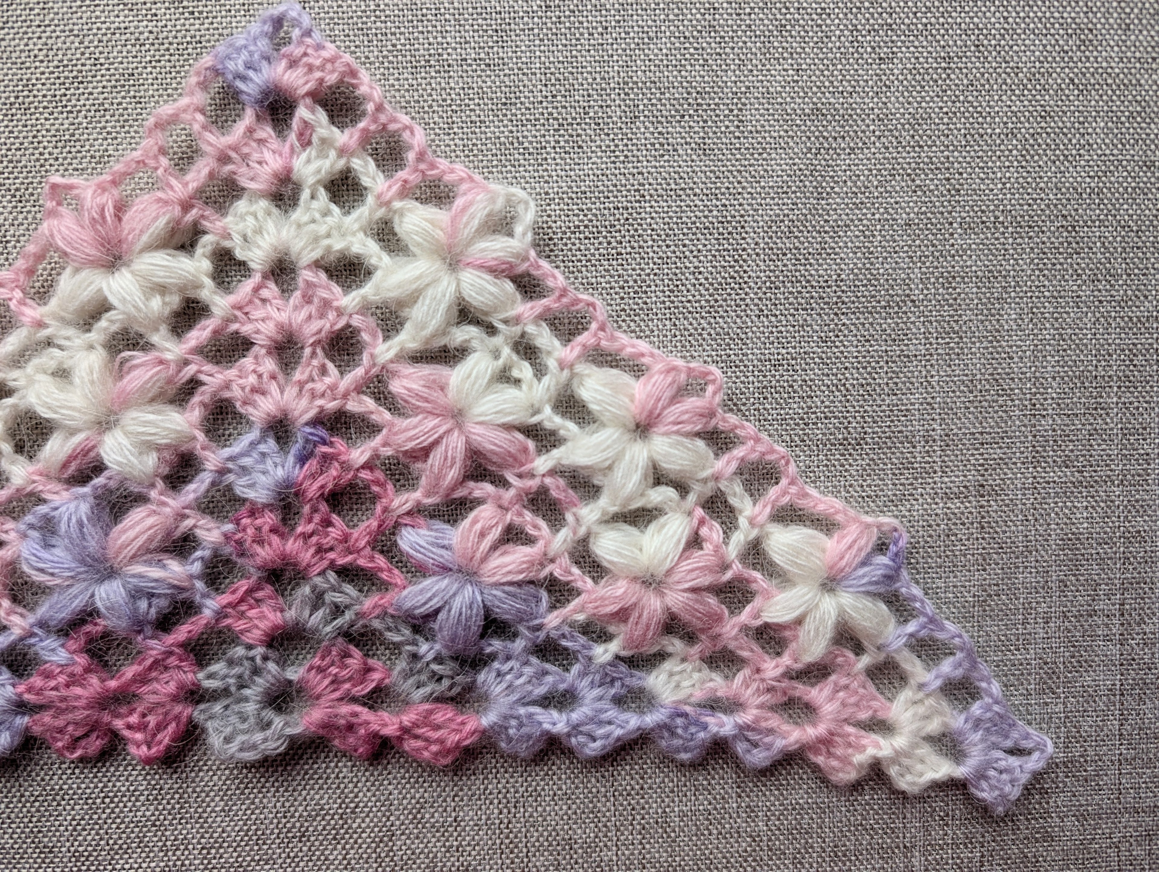 Triangle Crochet Shawl Chart PDF #68