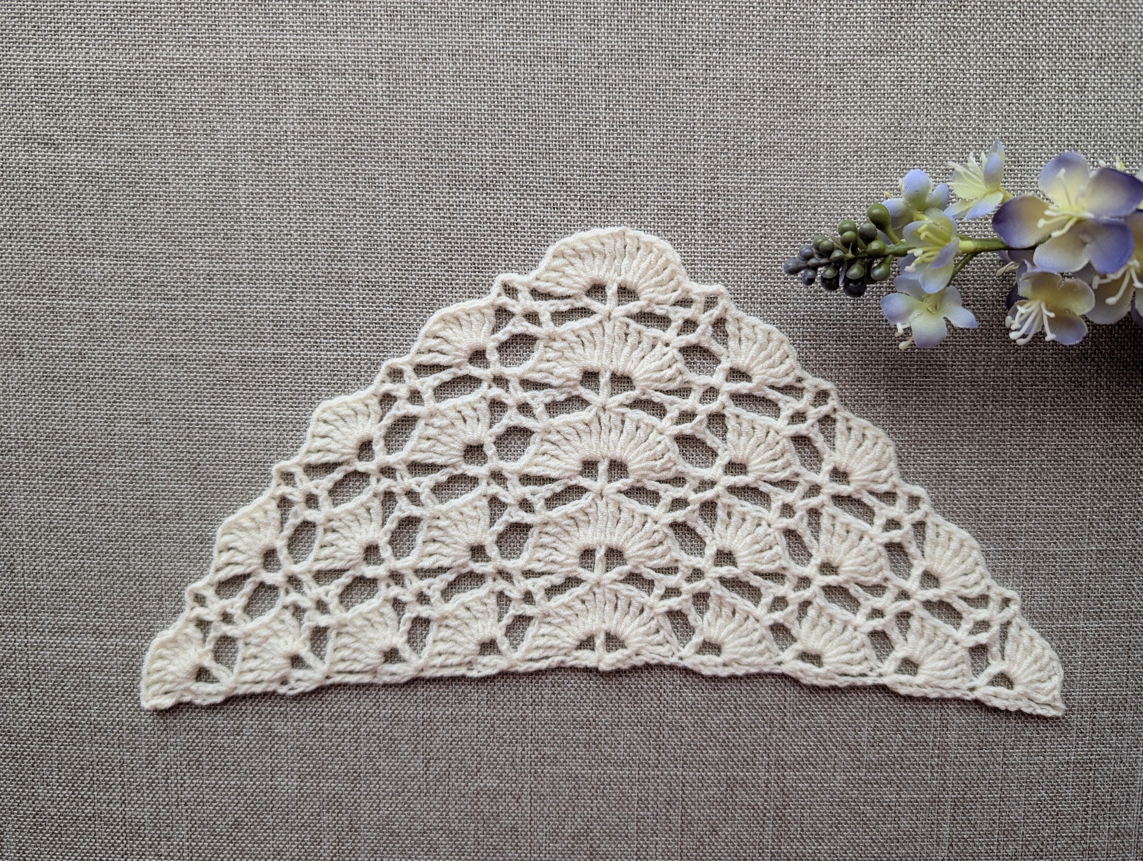 Triangle Crochet Bandana/Shawl Chart PDF #70