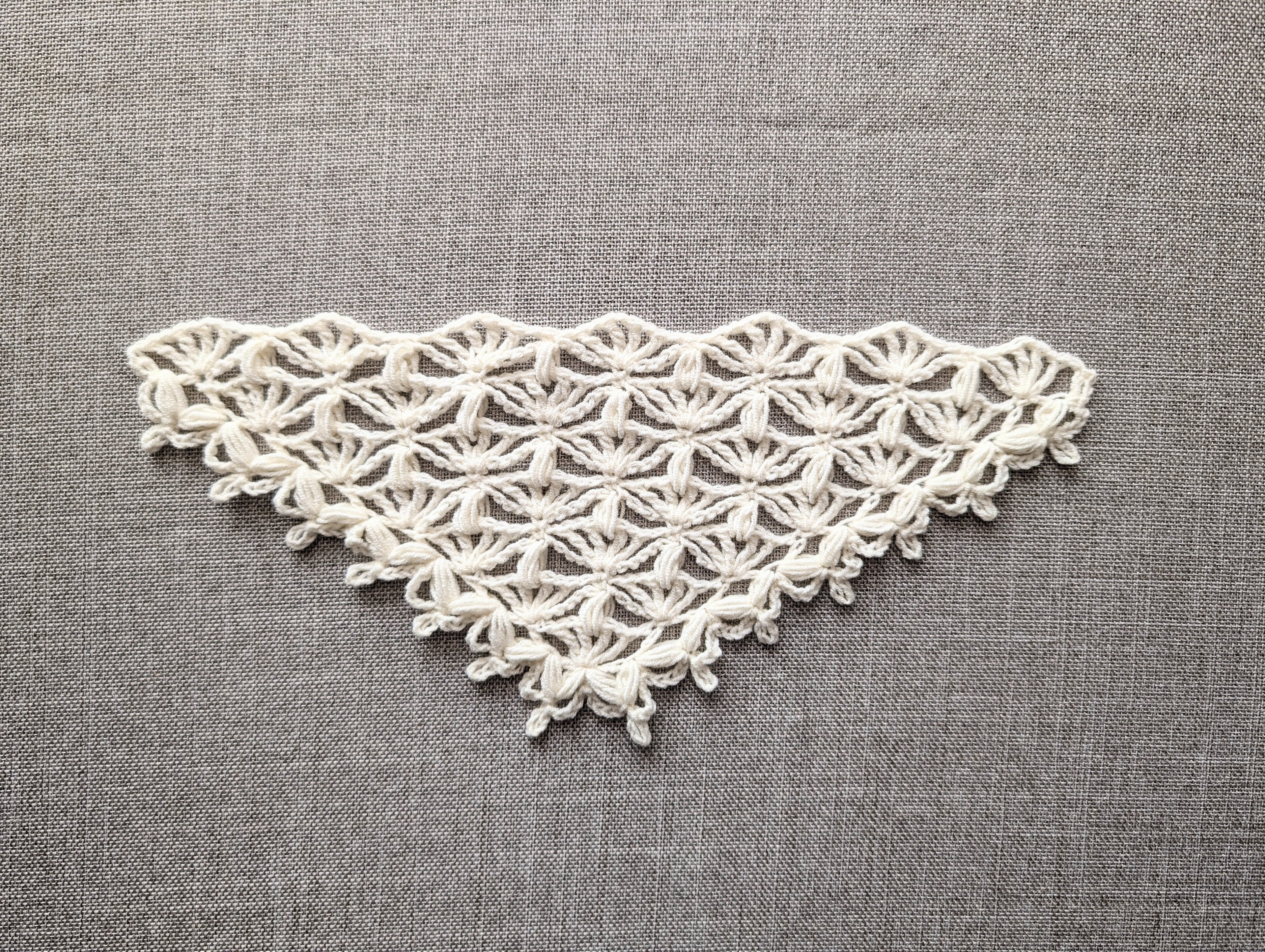 Triangle Crochet Bandana/Shawl Chart PDF #72 + Border
