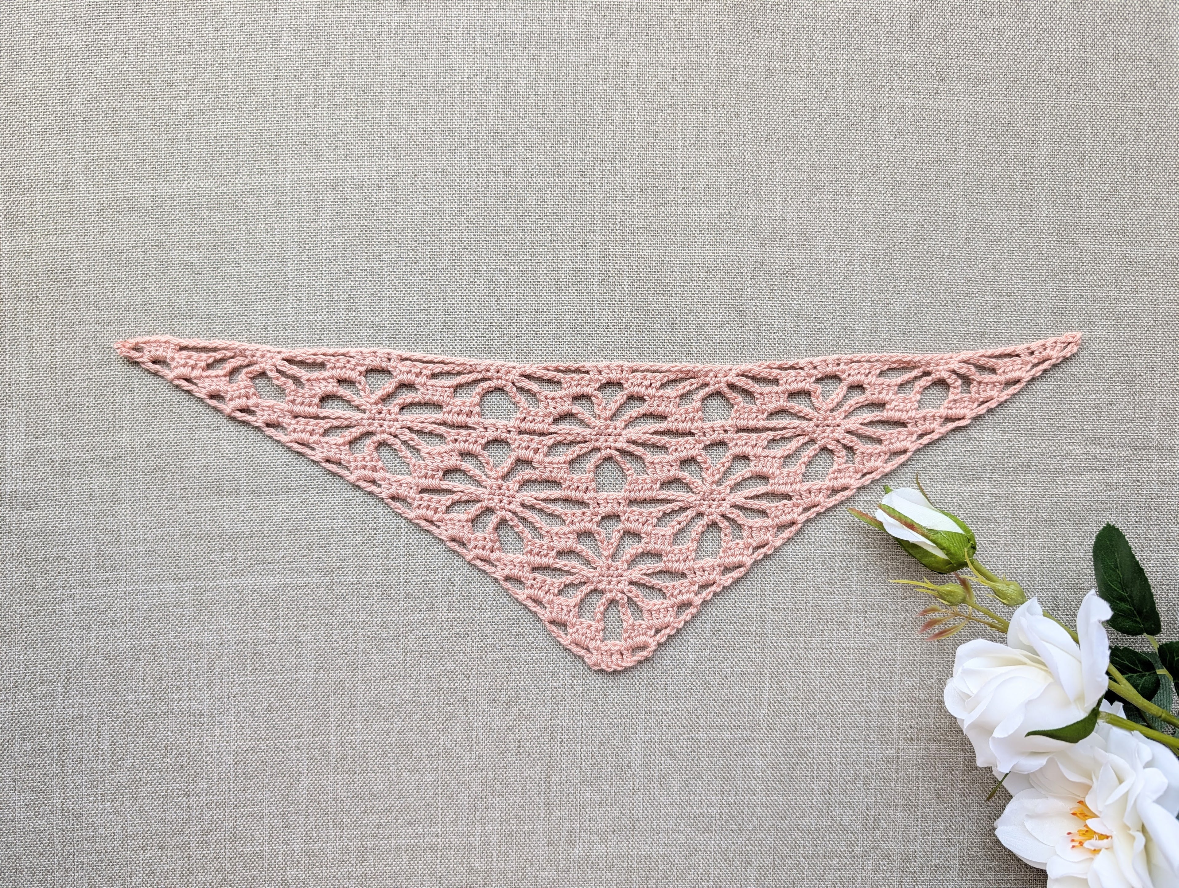 Triangle Crochet Bandana/Shawl Chart PDF #73
