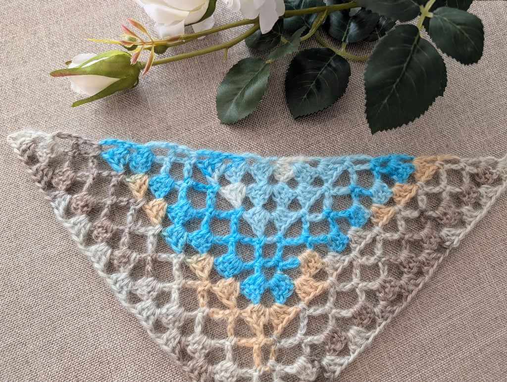 Triangle Crochet Bandana/Shawl/Baktus Chart PDF #76
